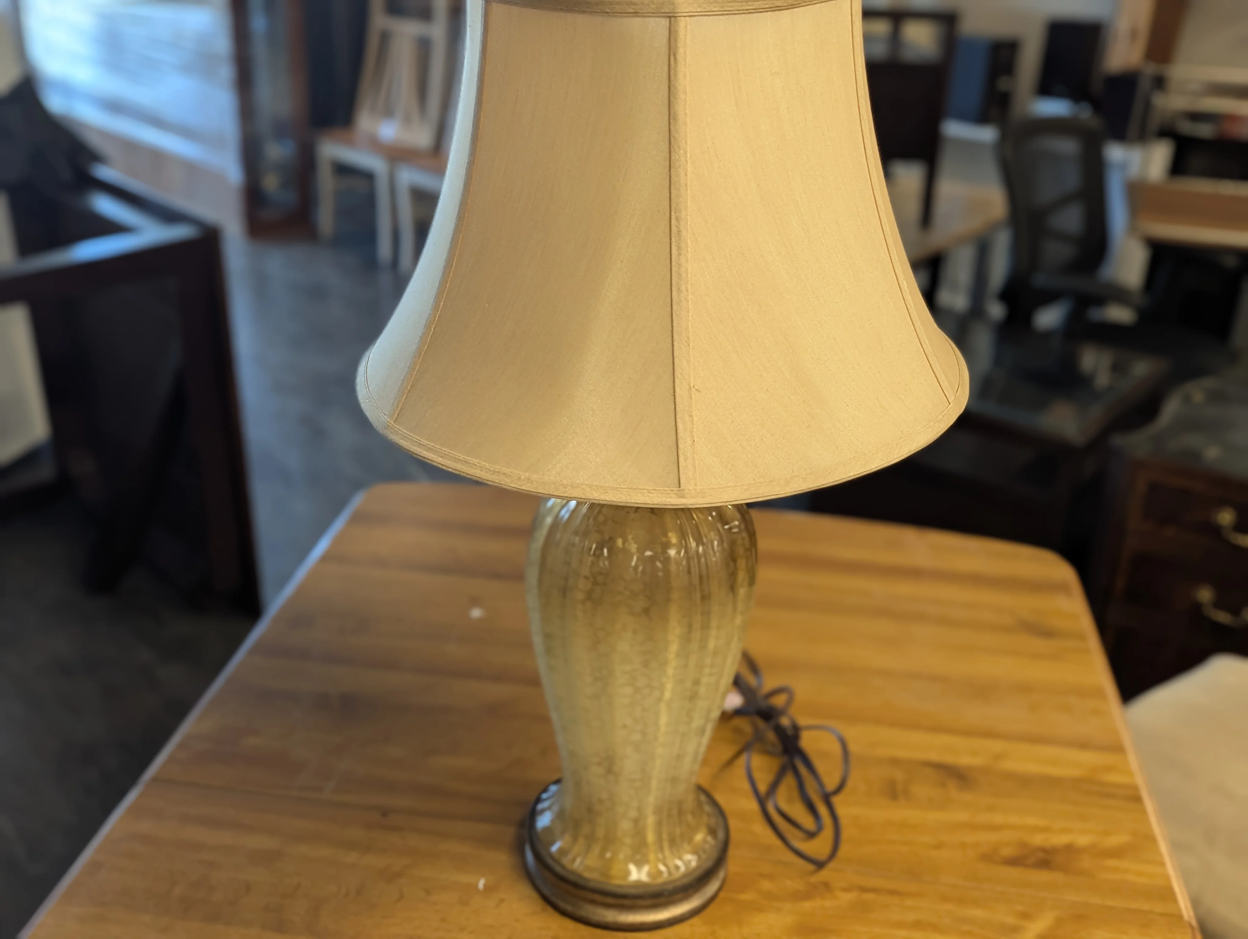 Pair of Murano Glass Table Lamps With Ombre Finish - Image 3