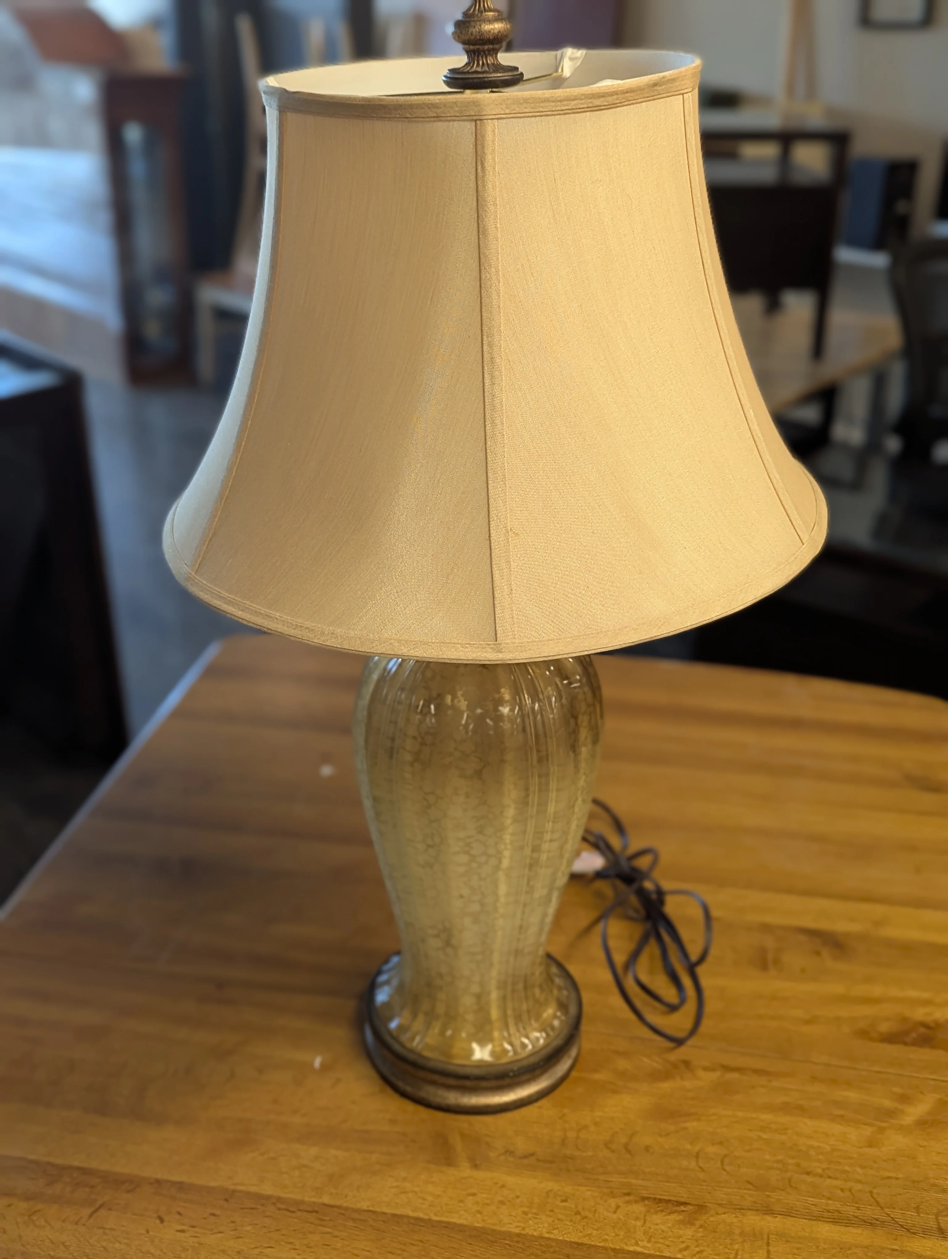 Pair of Murano Glass Table Lamps With Ombre Finish - Image 4