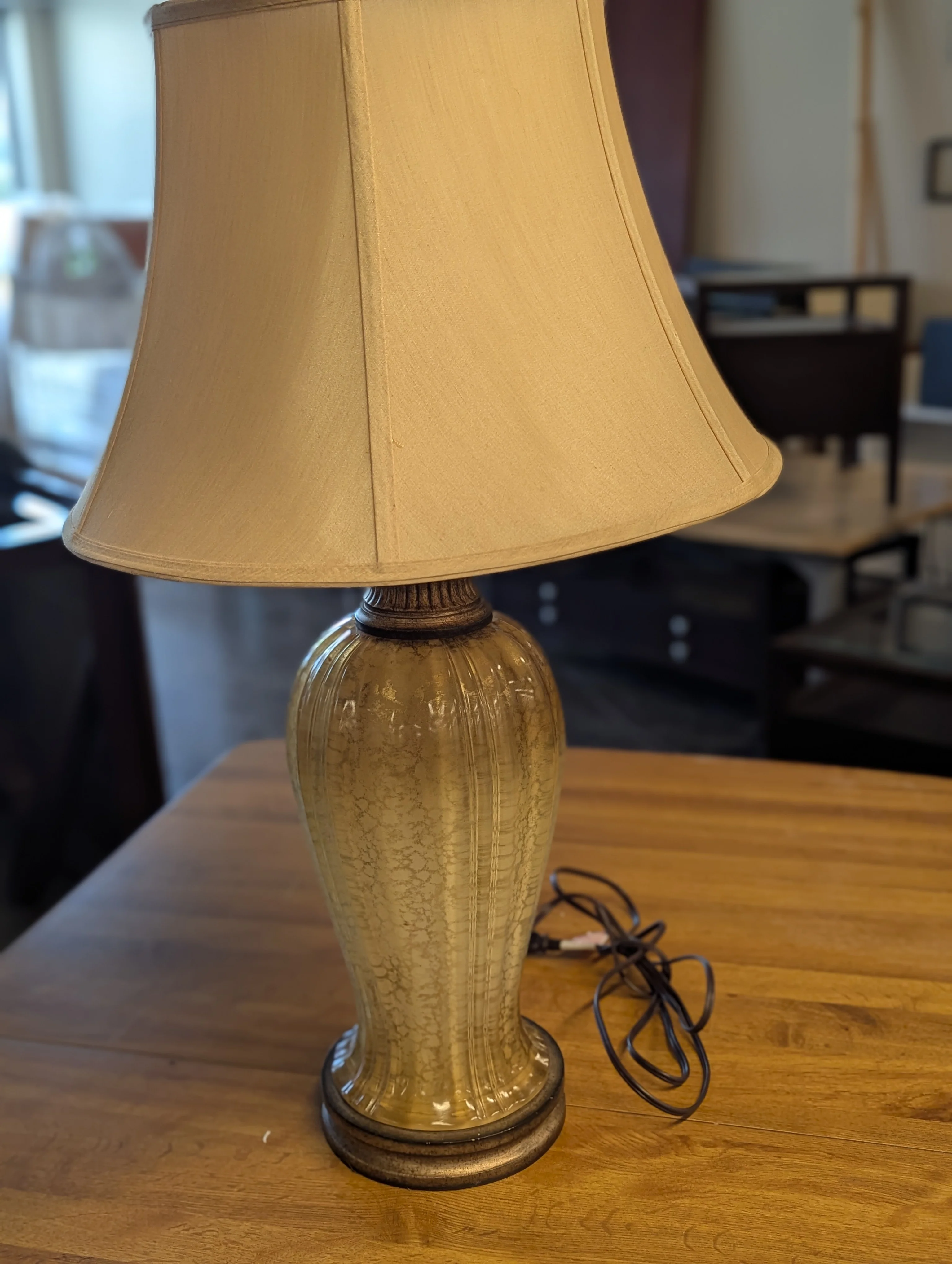 Pair of Murano Glass Table Lamps With Ombre Finish - Image 6
