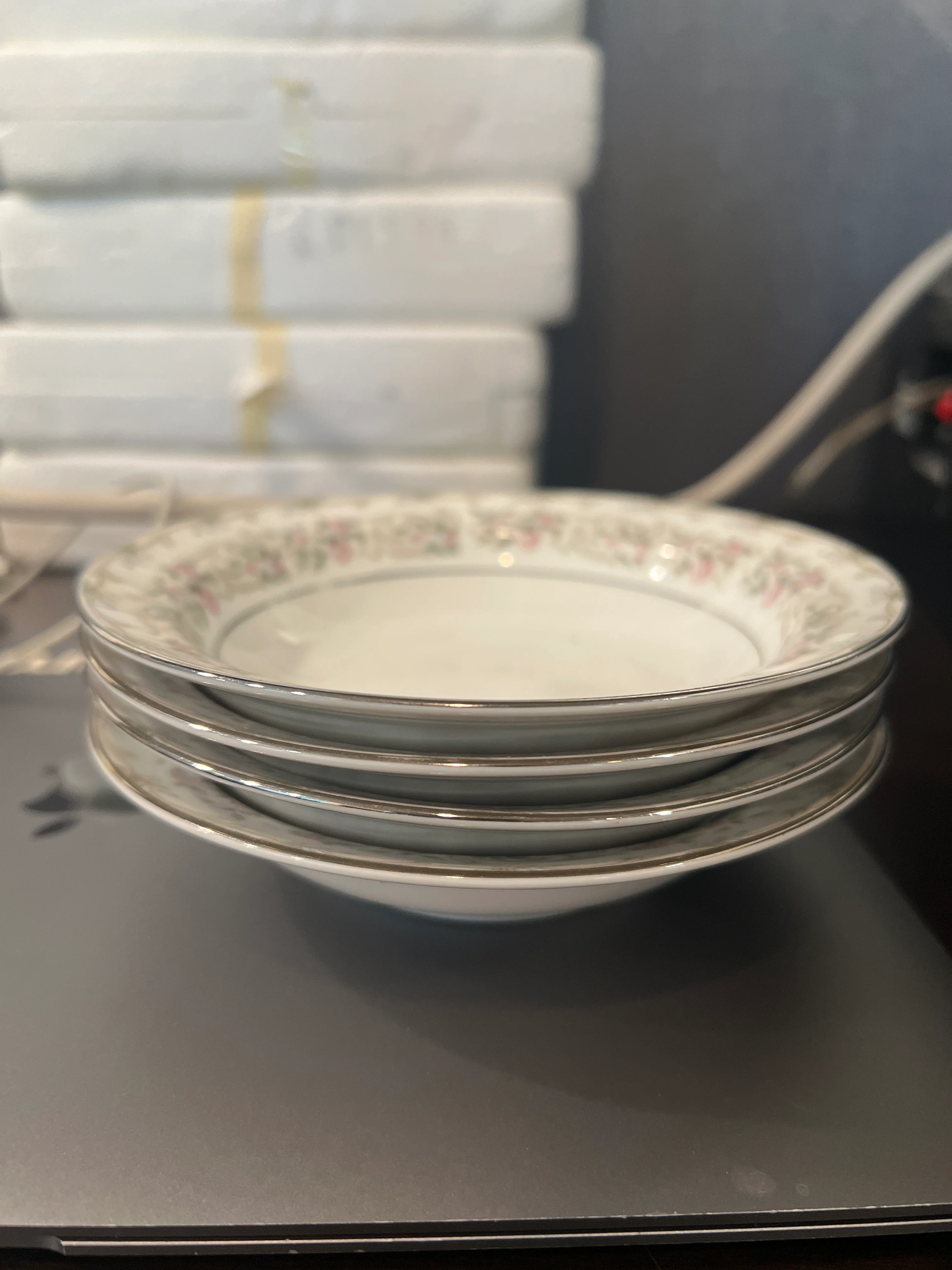 Small Antique Saucer Set - Image 3