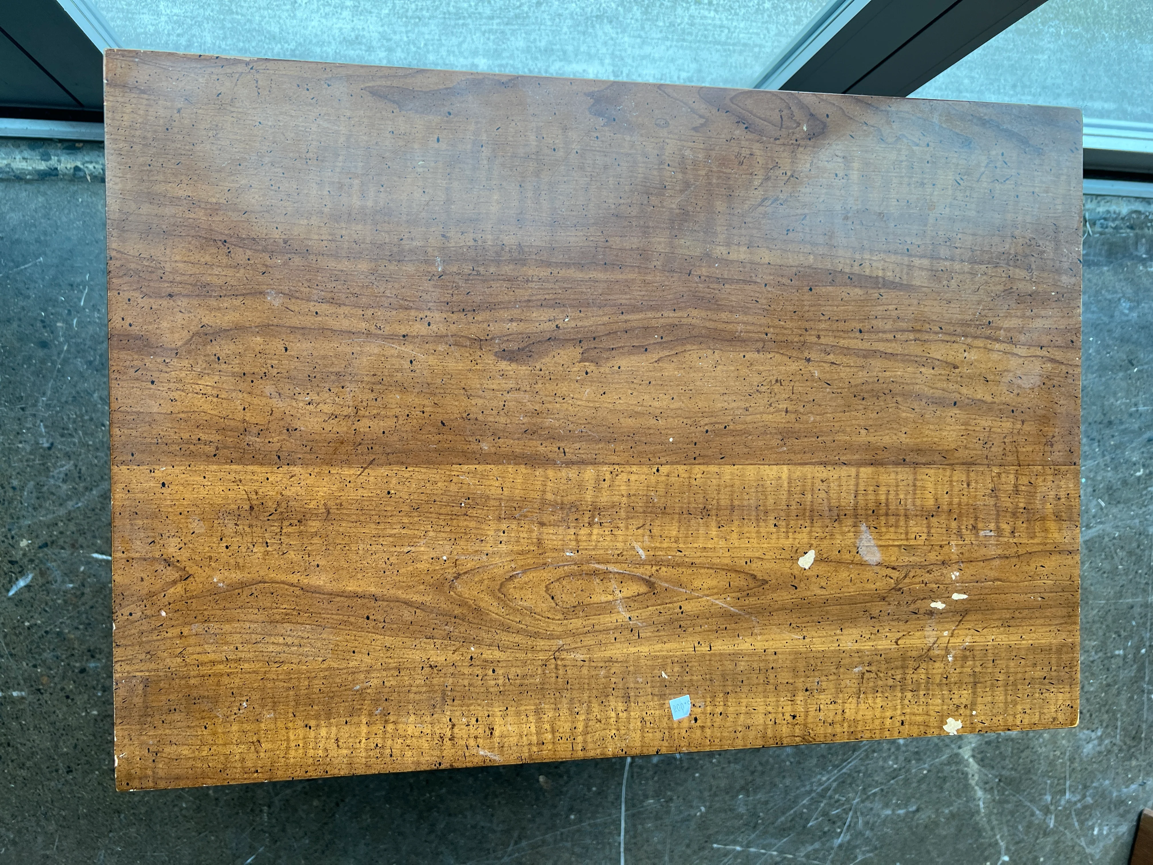 Vintage Bamboo Style Two-Drawer Nightstand - Image 4