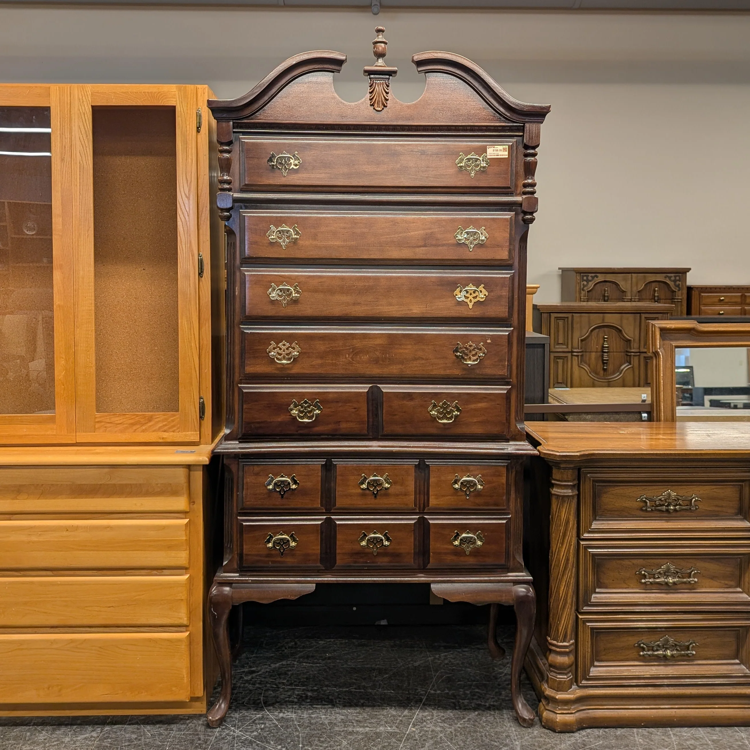 Traditional Highboy Dresser - Image 3