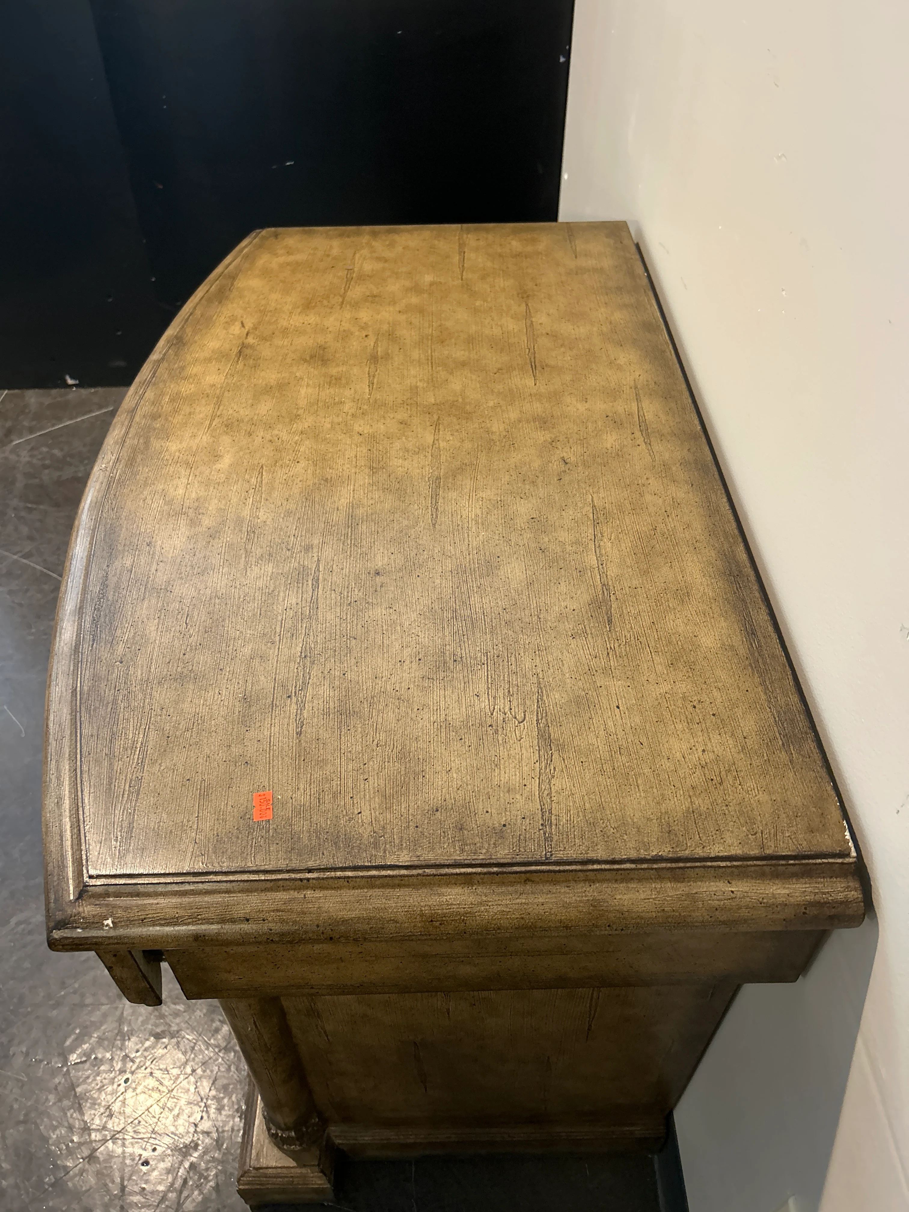 Platt Collections Hand Crafted Two-Drawer Nightstand with Ornate Accents - Image 3