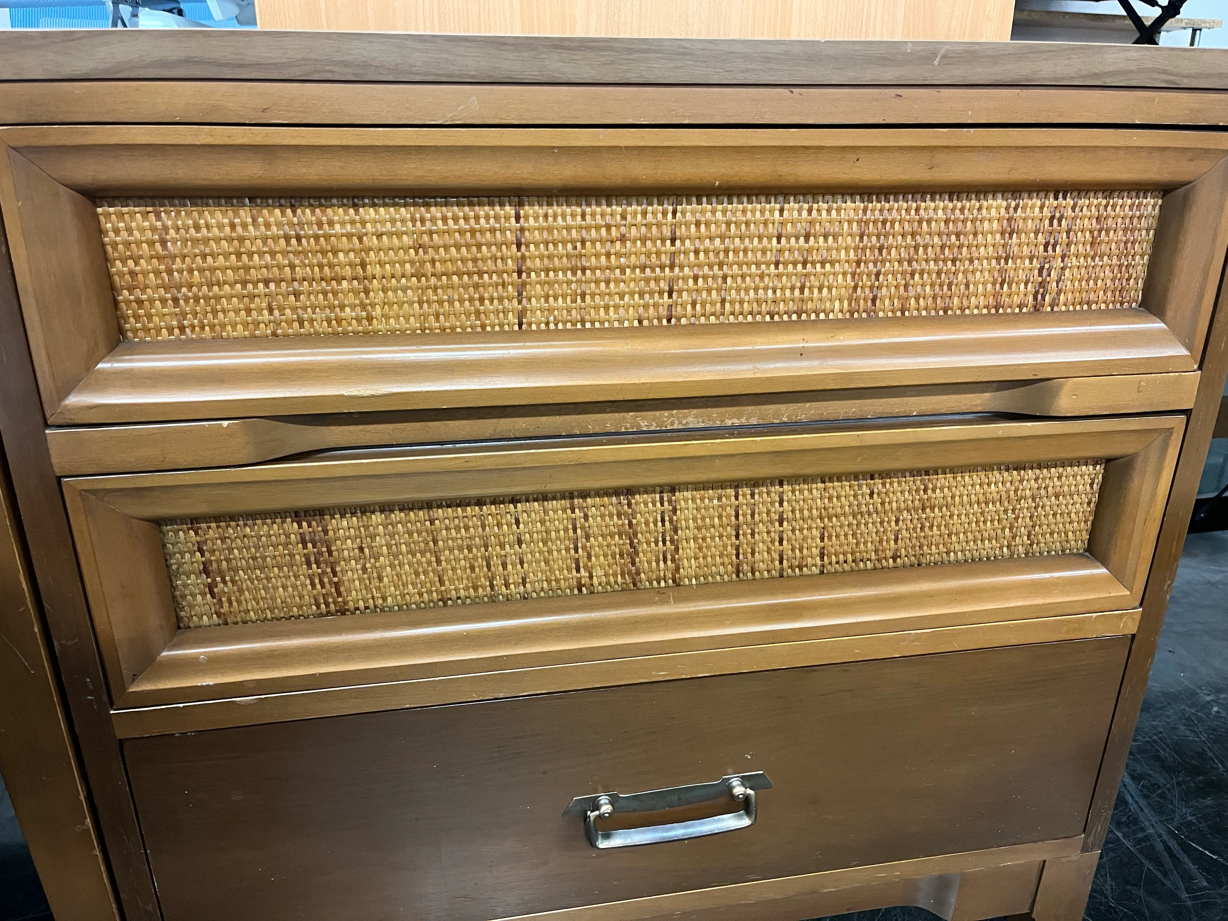 Mid-Century Modern Desk & Chair Set by Inn Keepers Co – Solid Wood - Image 9