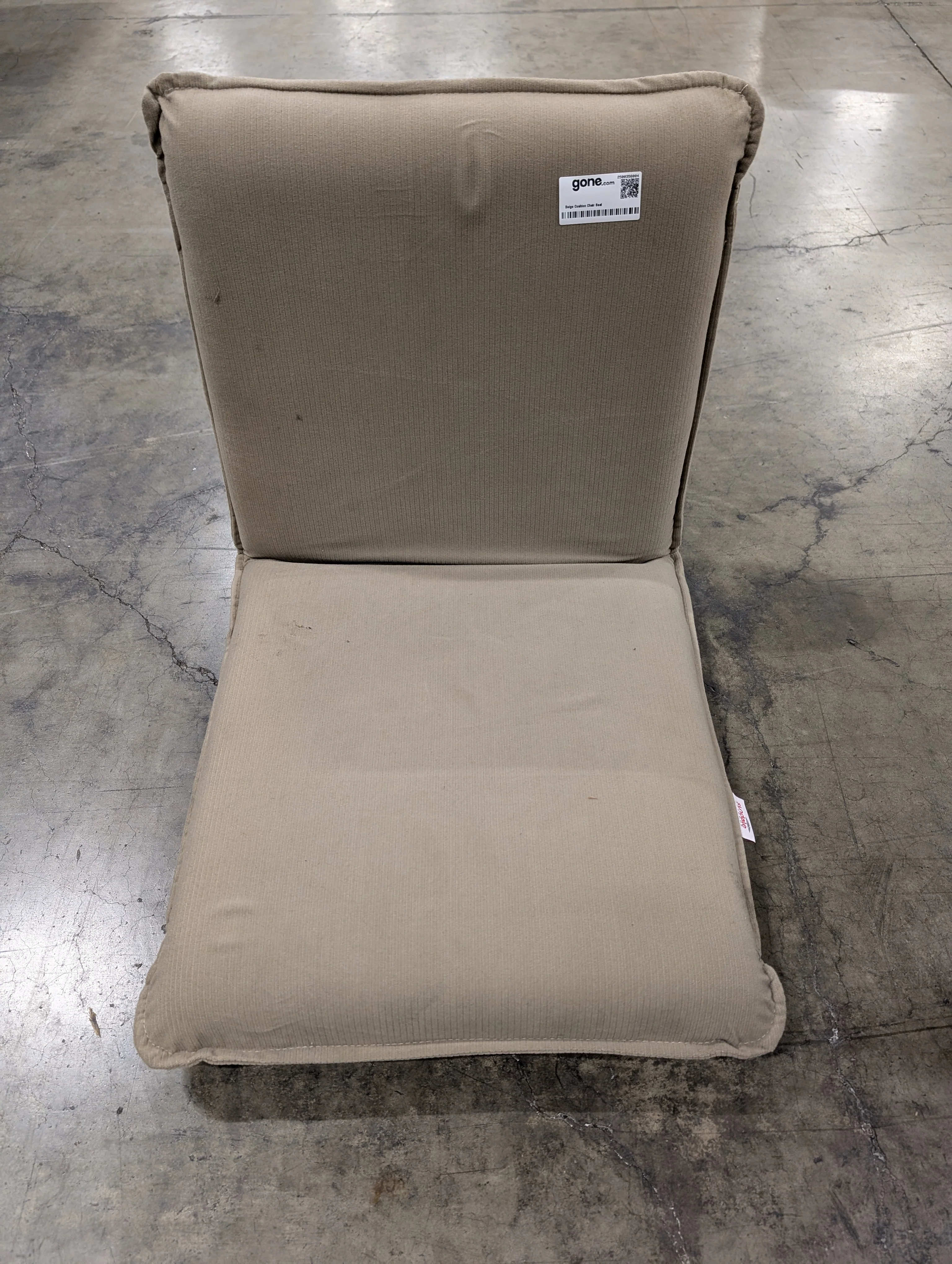 Beige Cushion Chair Seat