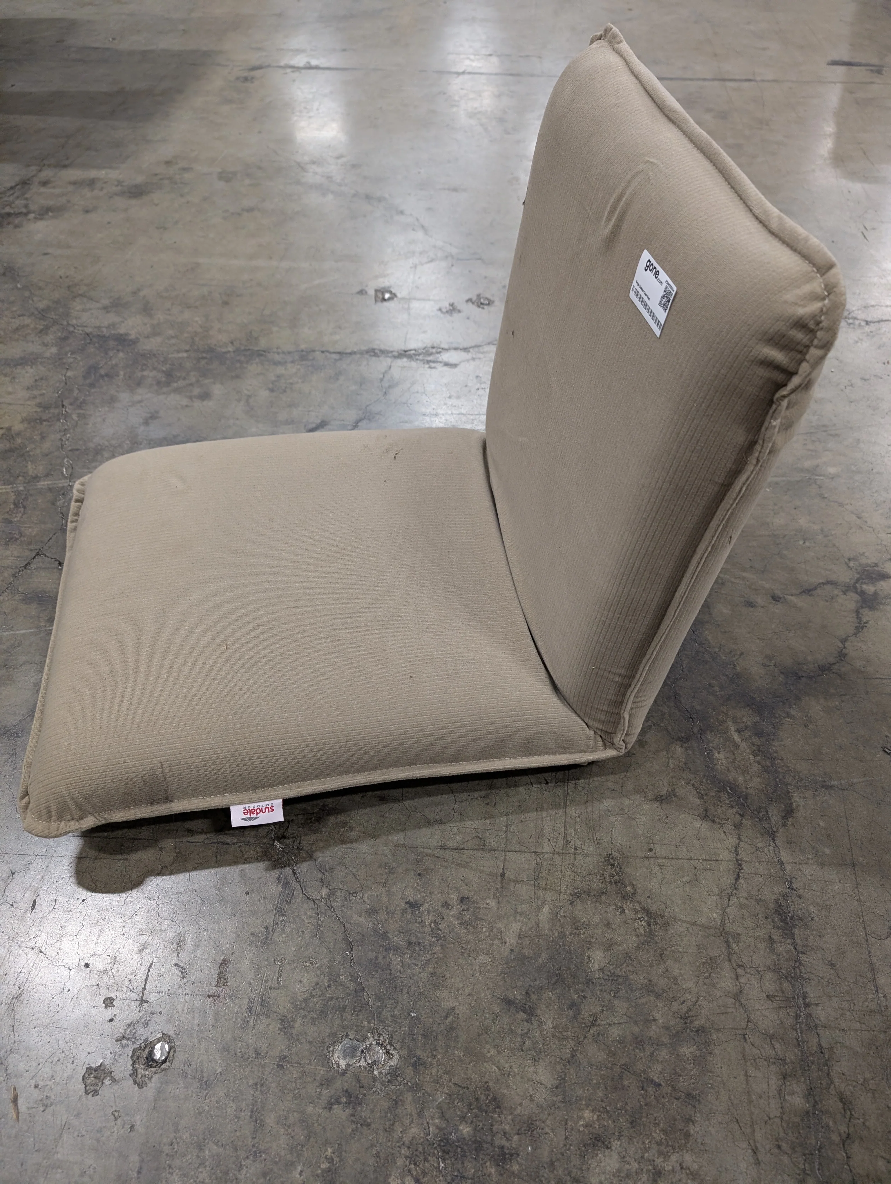 Beige Cushion Chair Seat - Image 2