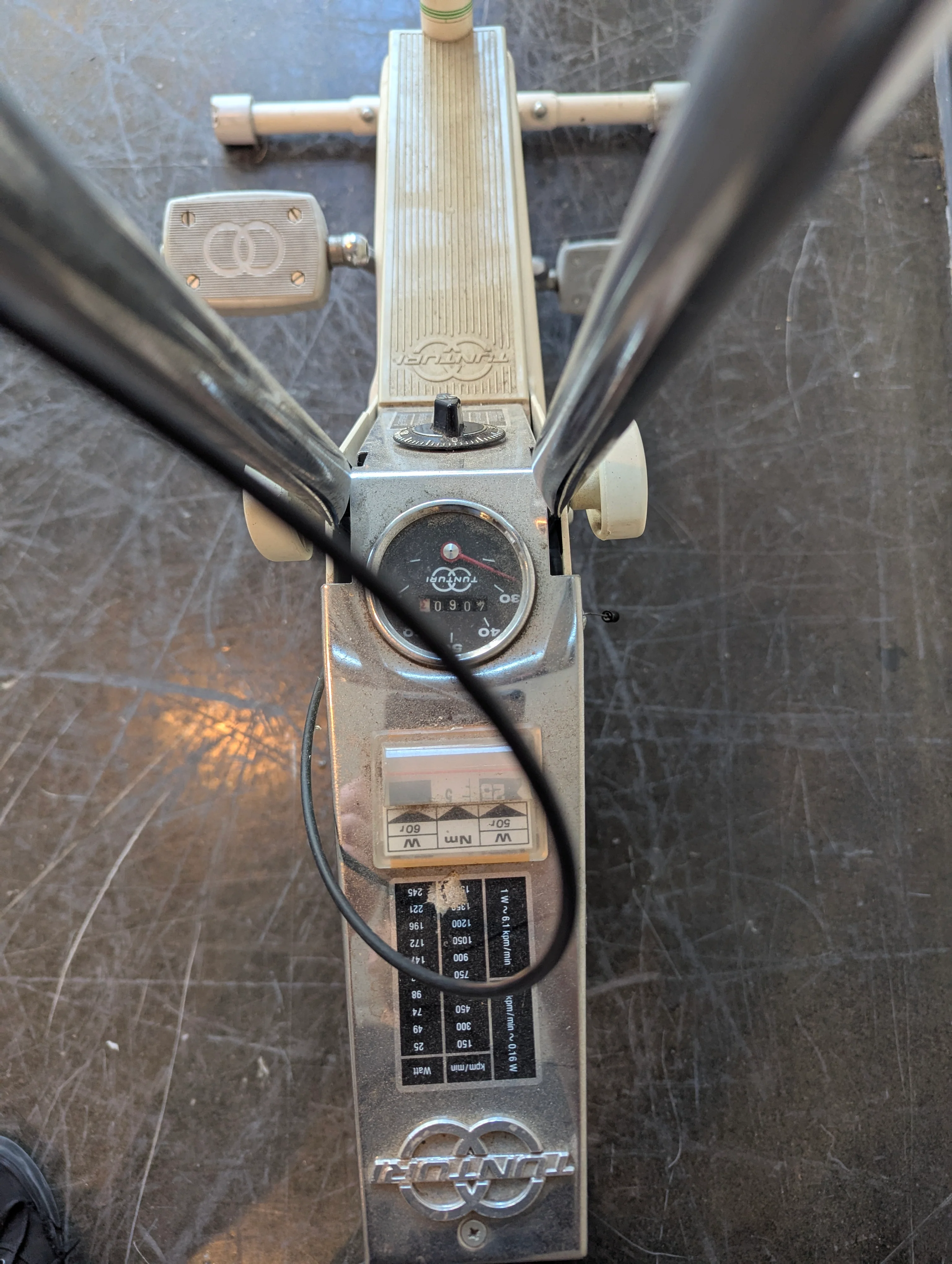 Vintage Tunturi Stationary Exercise Bike - Image 2