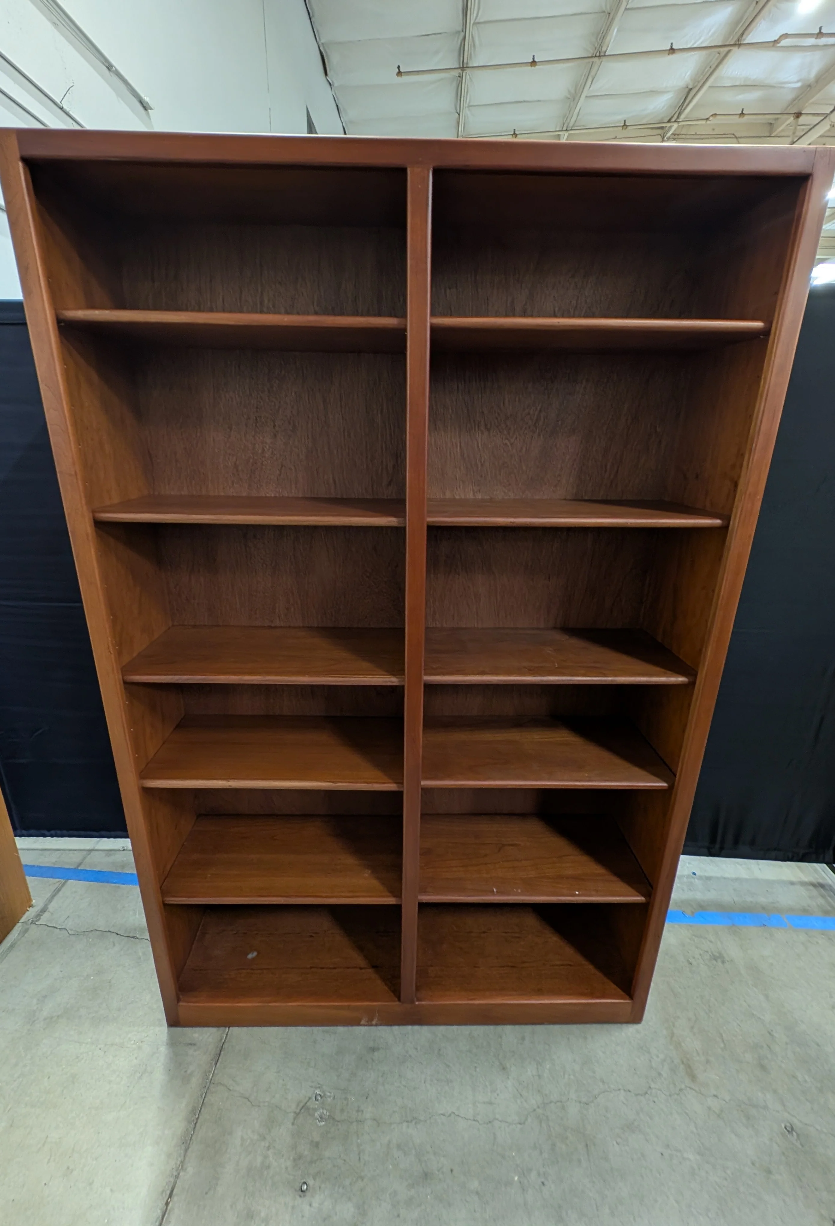 Rustic Hardwood Bookcase - Image 4