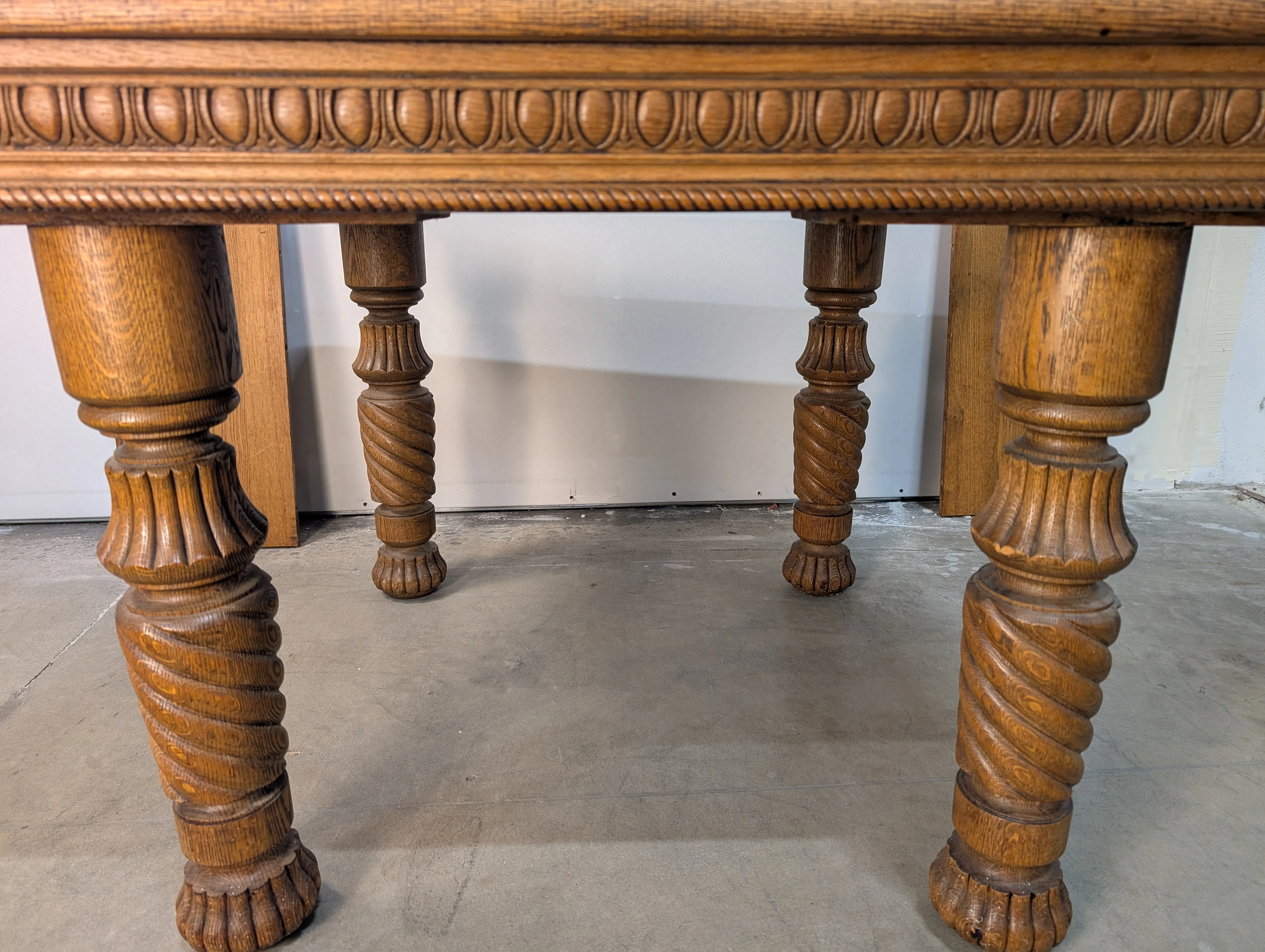 Rustic Hardwood Extendable Dining Table - Image 5