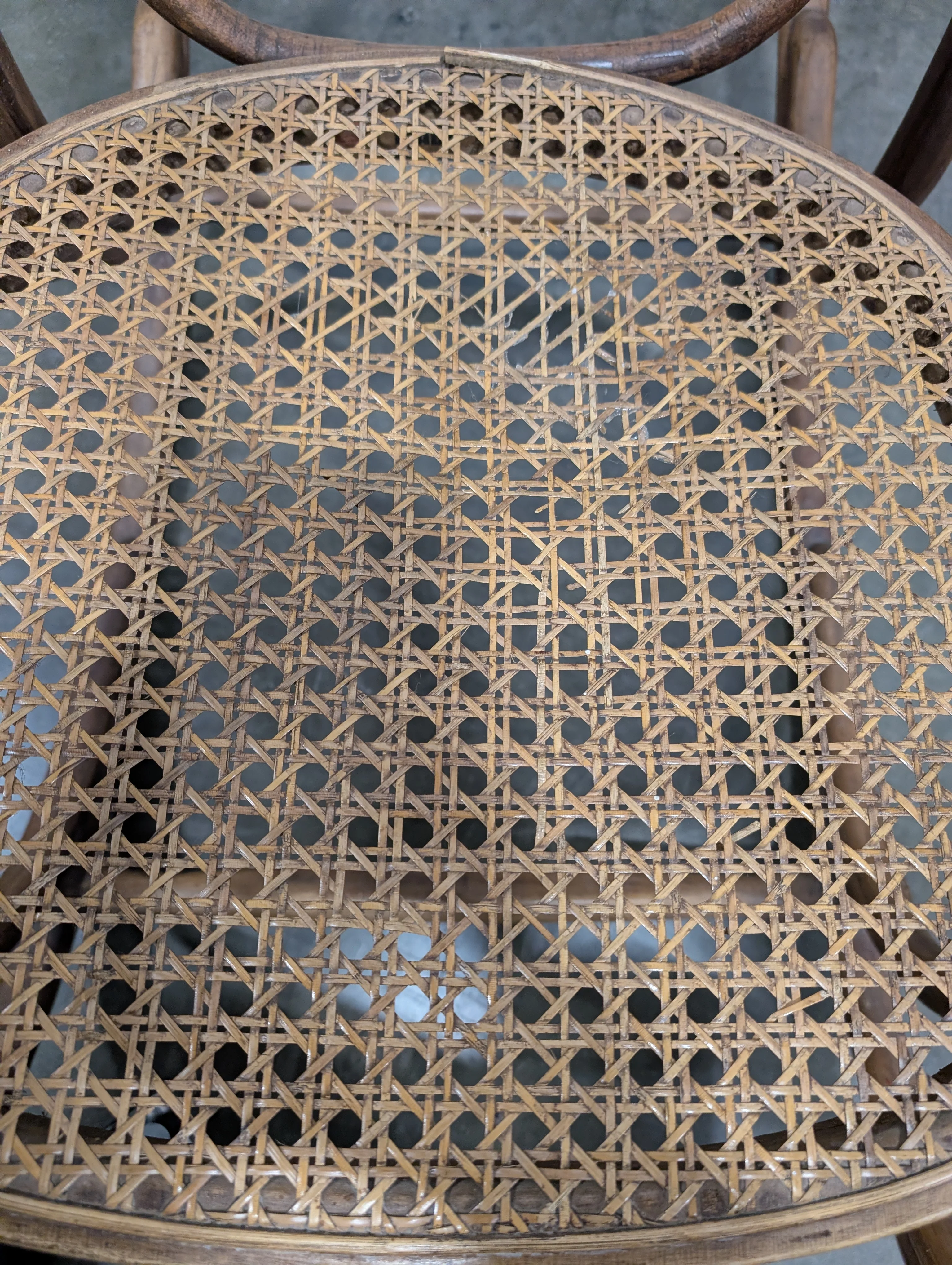 Vintage STOR-AL Wicker Rocking Chair - Image 5