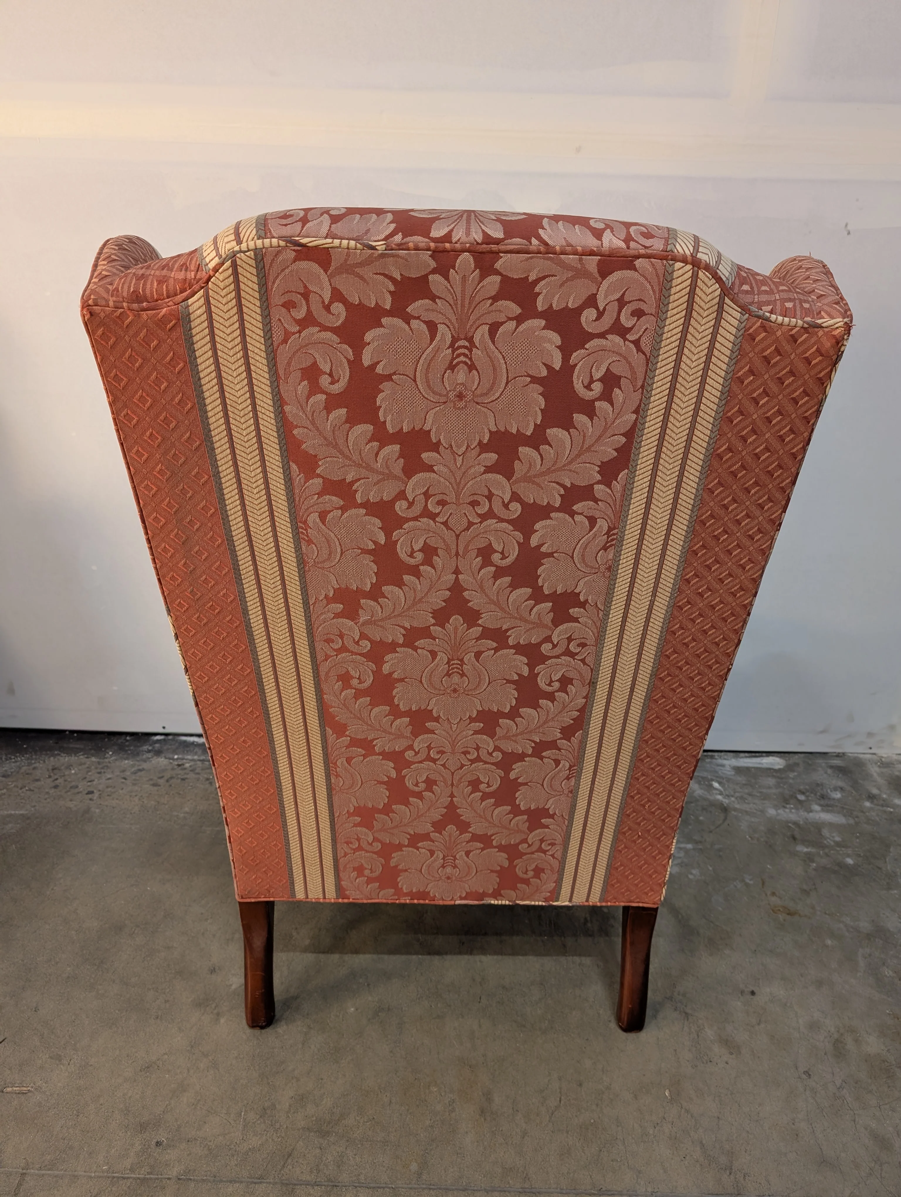 Red Wingback Thomasville Armchair - Image 4