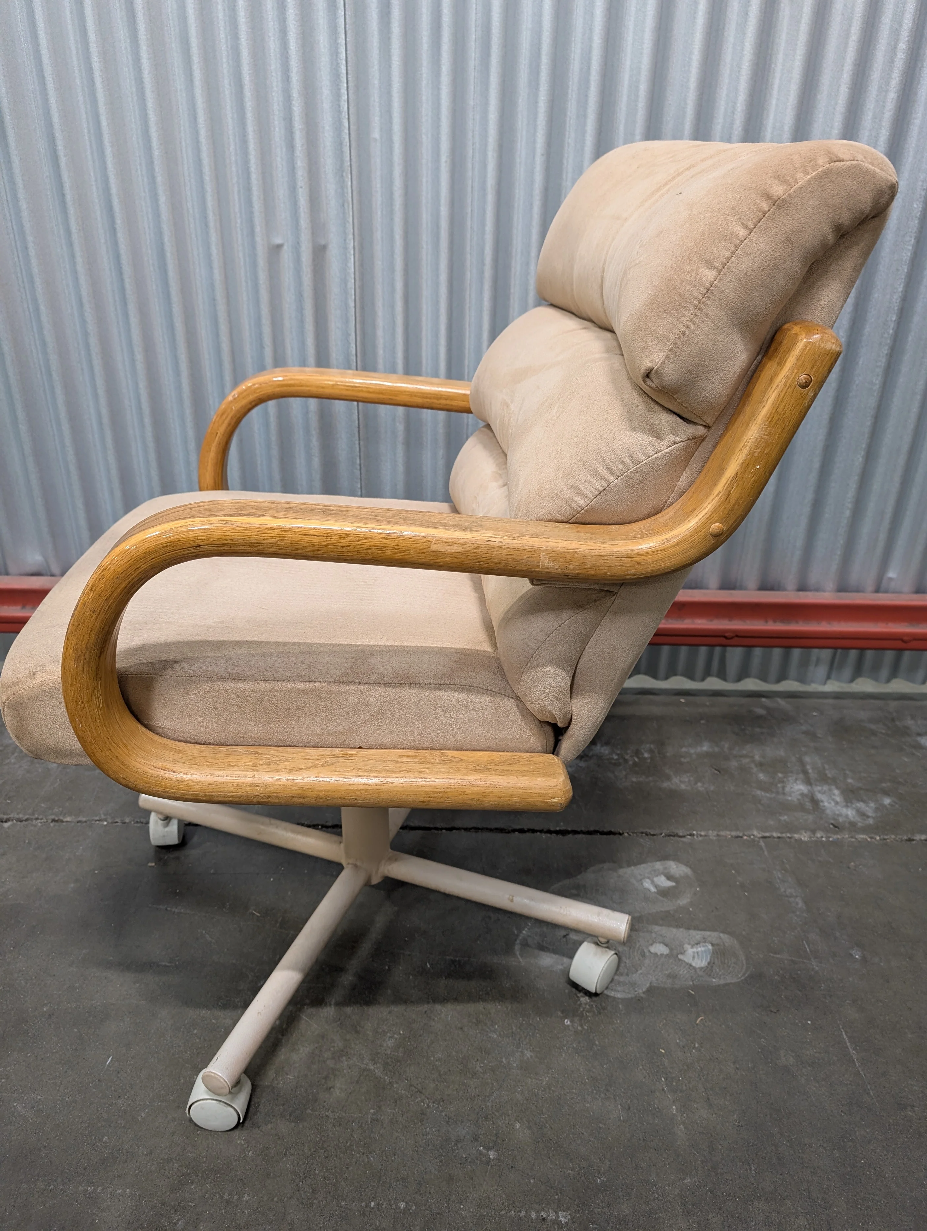 Swivel Tilt Castor Armchair - Image 5