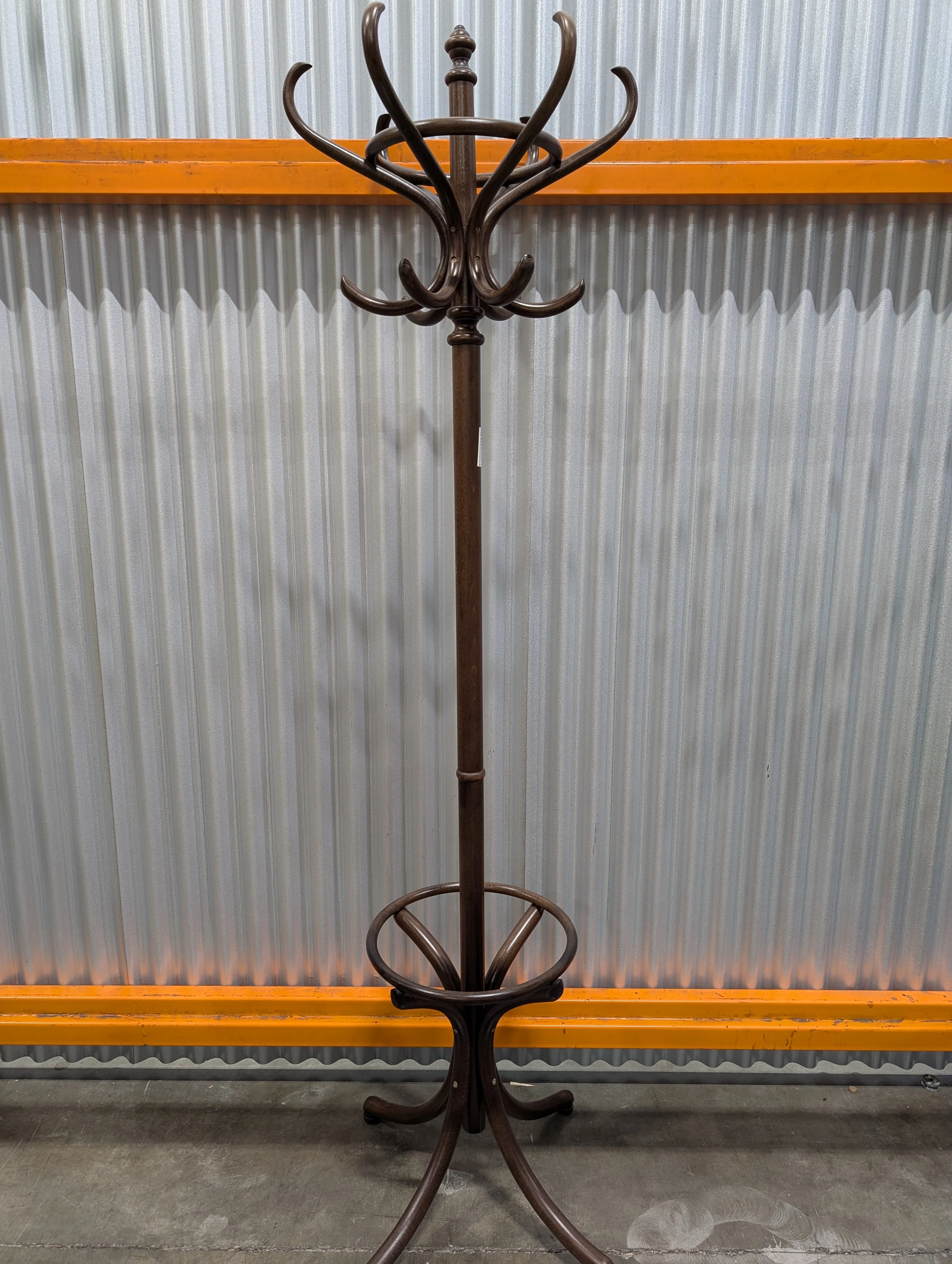 Vintage Wooden Coat Rack - Image 2