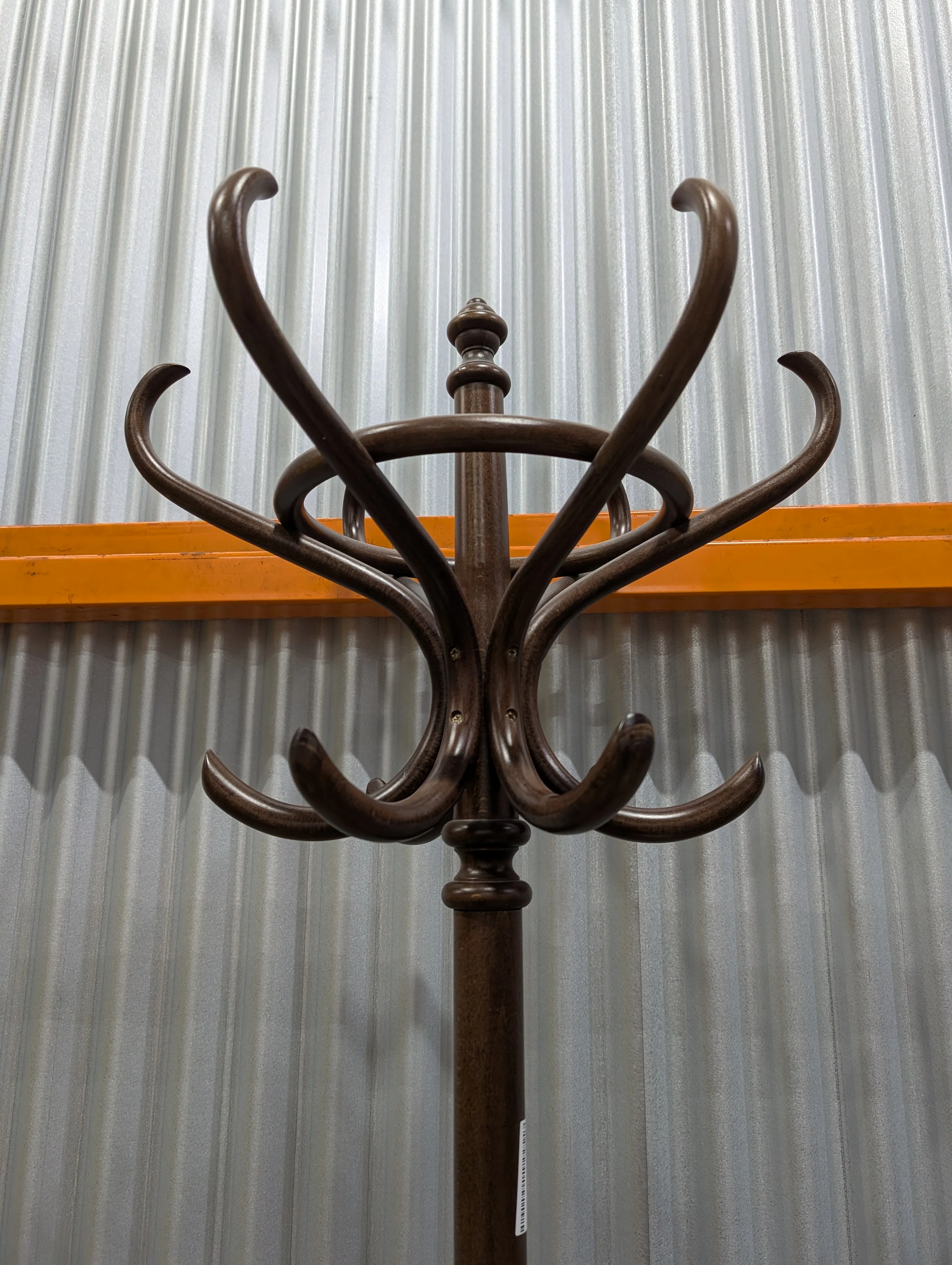 Vintage Wooden Coat Rack - Image 4