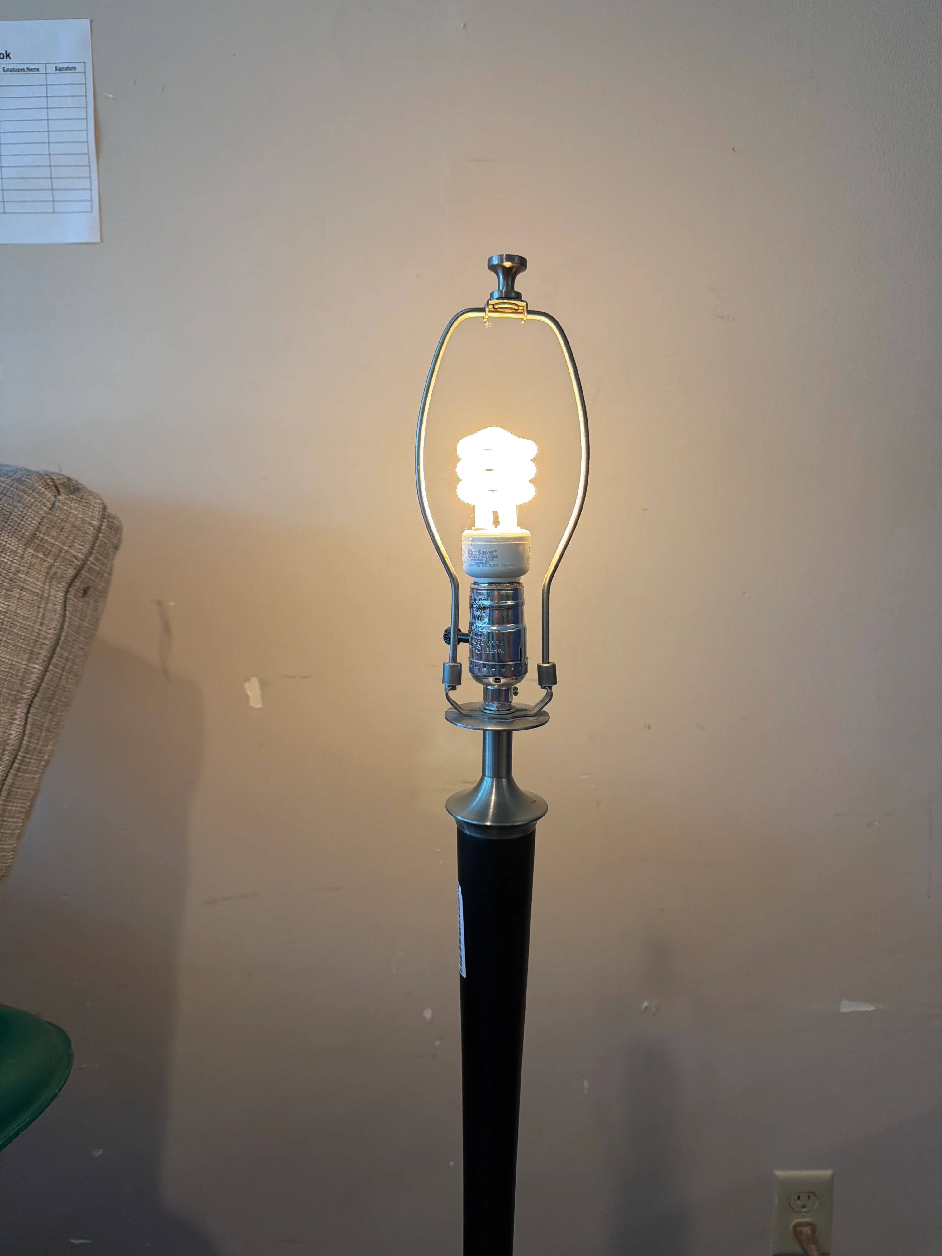 Sleek Black Floor Lamp - Image 3