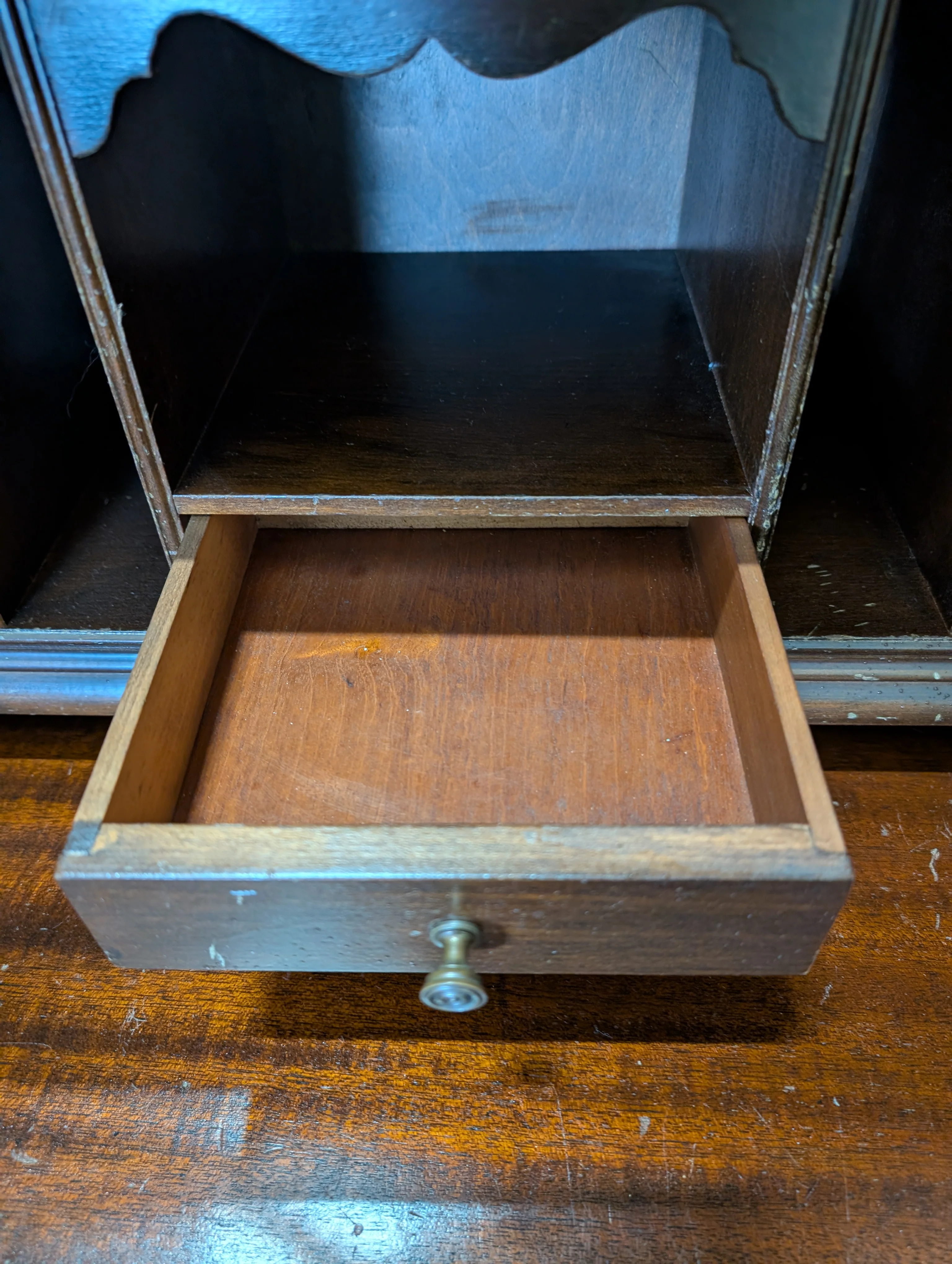 Antique Maddox Table Secretary Desk with hutch - Image 7