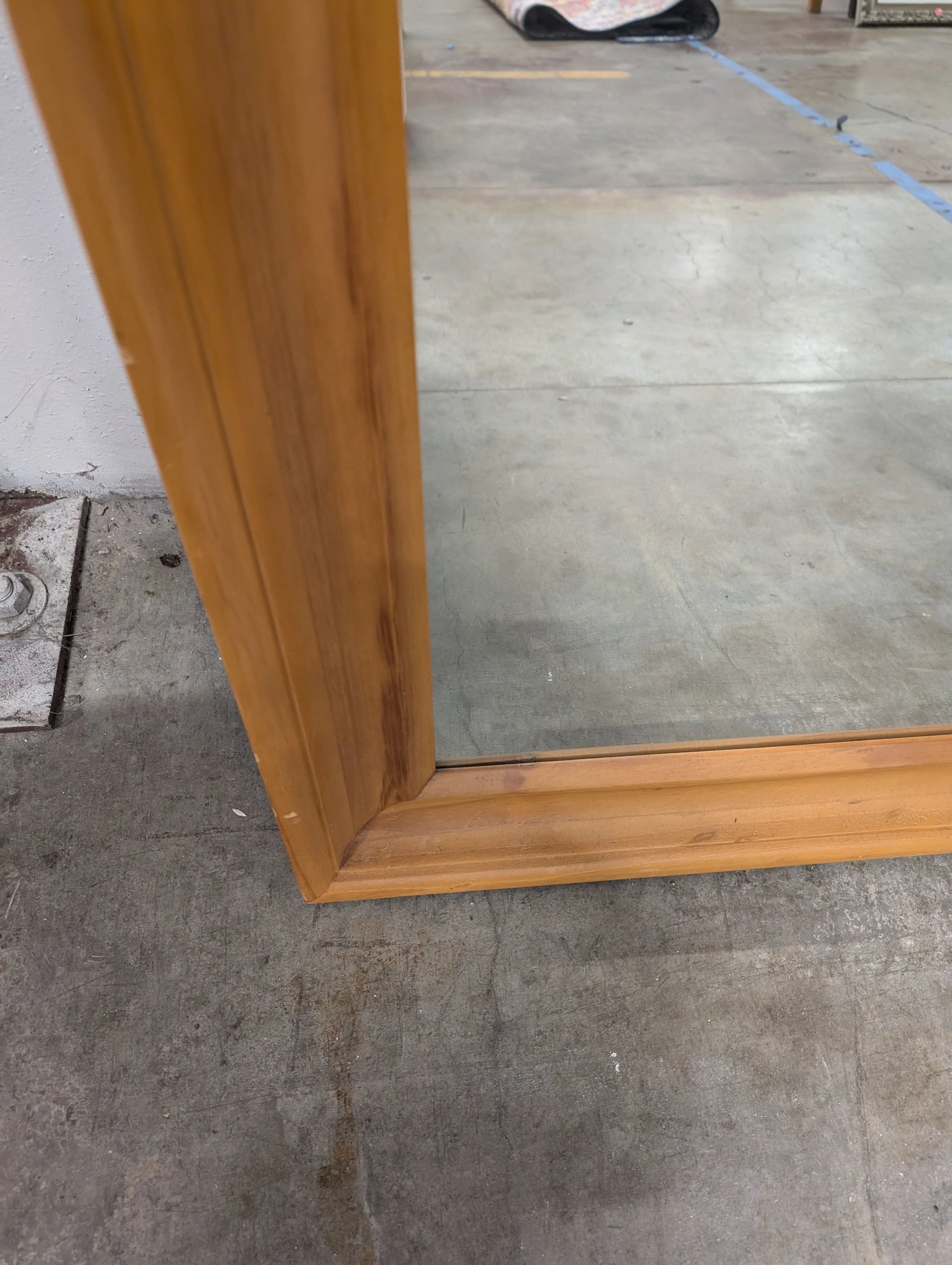 Full-Length Wood Frame Mirror - Image 4