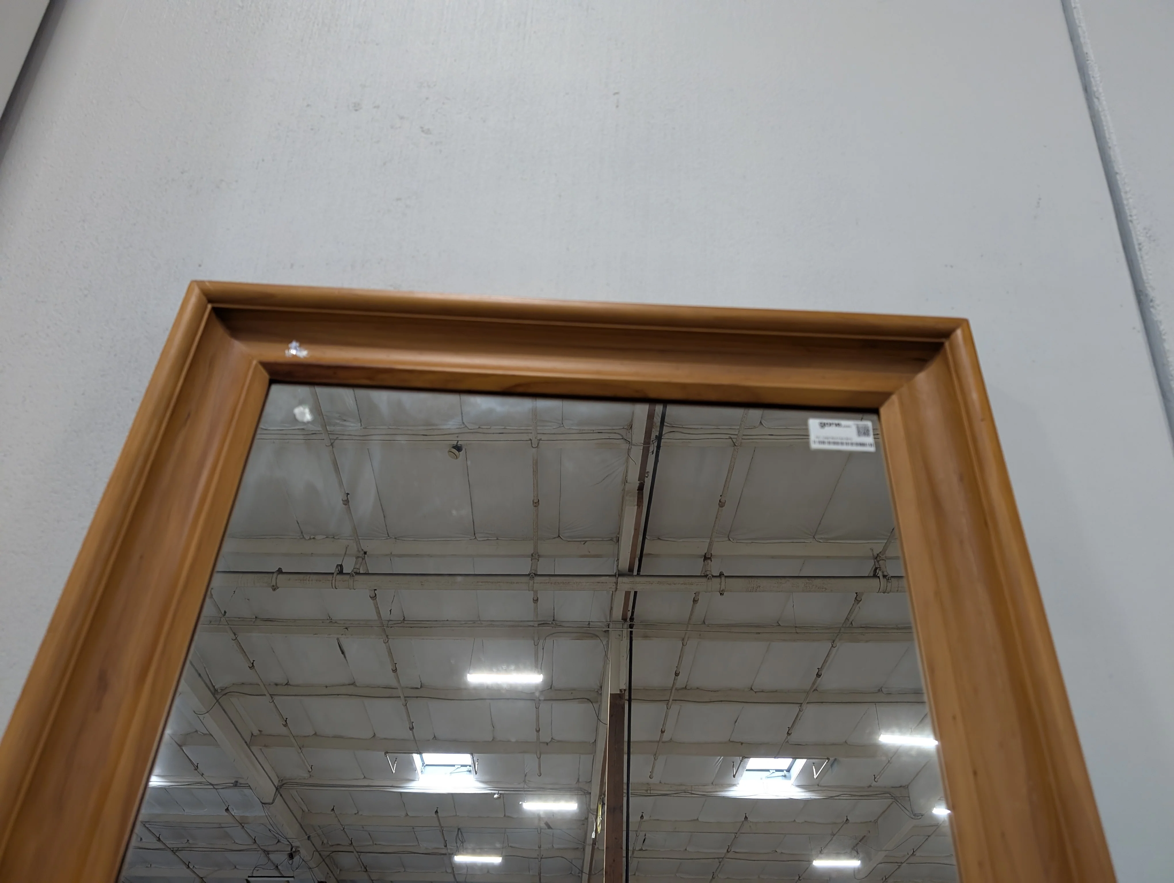 Full-Length Wood Frame Mirror - Image 5