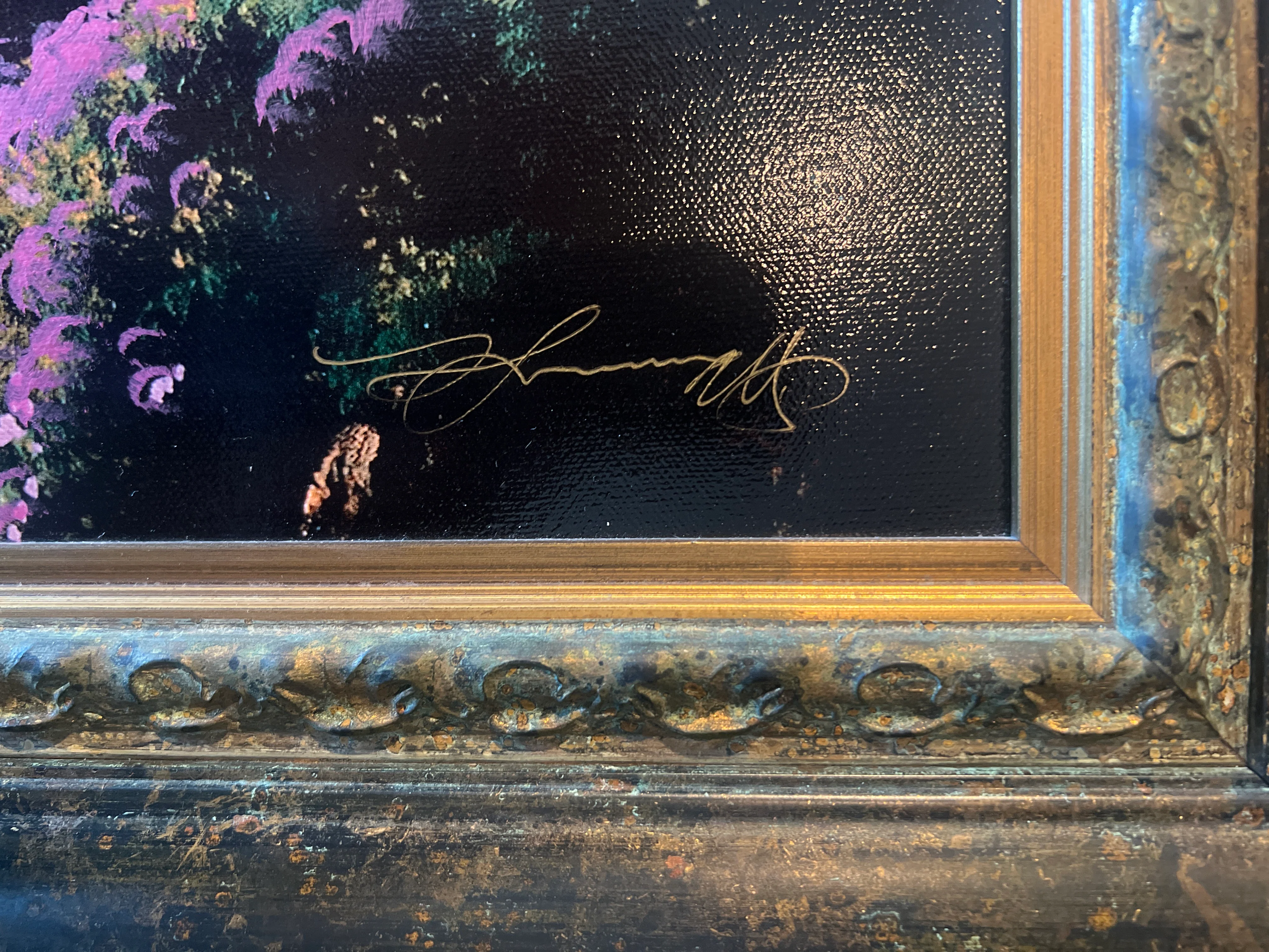 Dale Terbush Landscape Painting print in Ornate Frame - Image 5