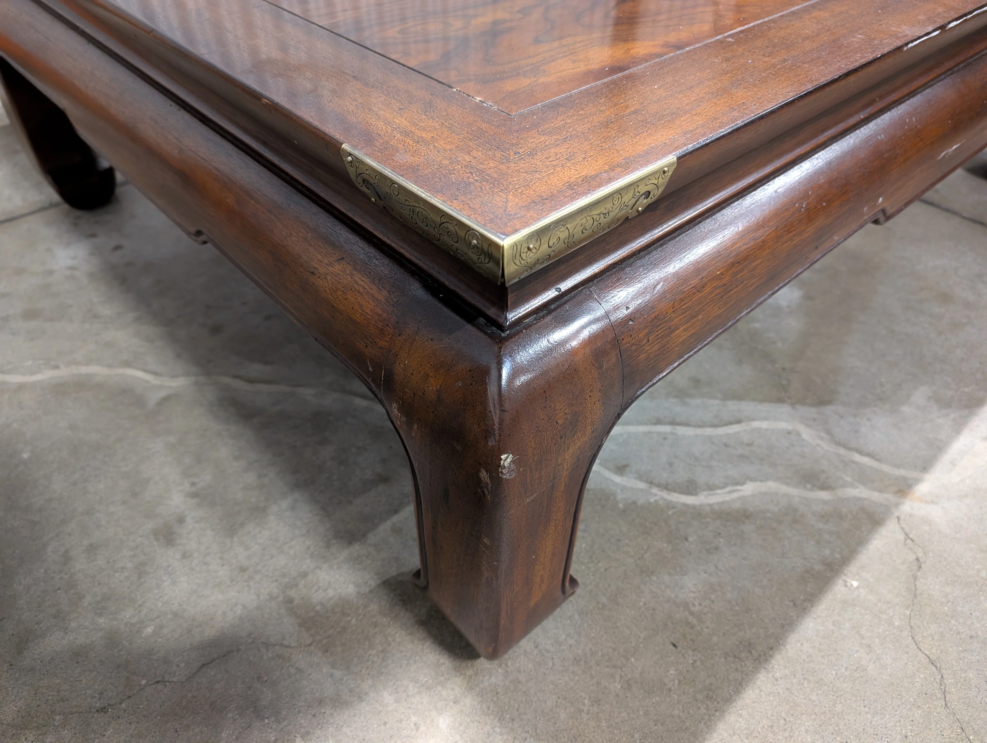 Richly-Finished Hardwood Coffee Table - Image 3