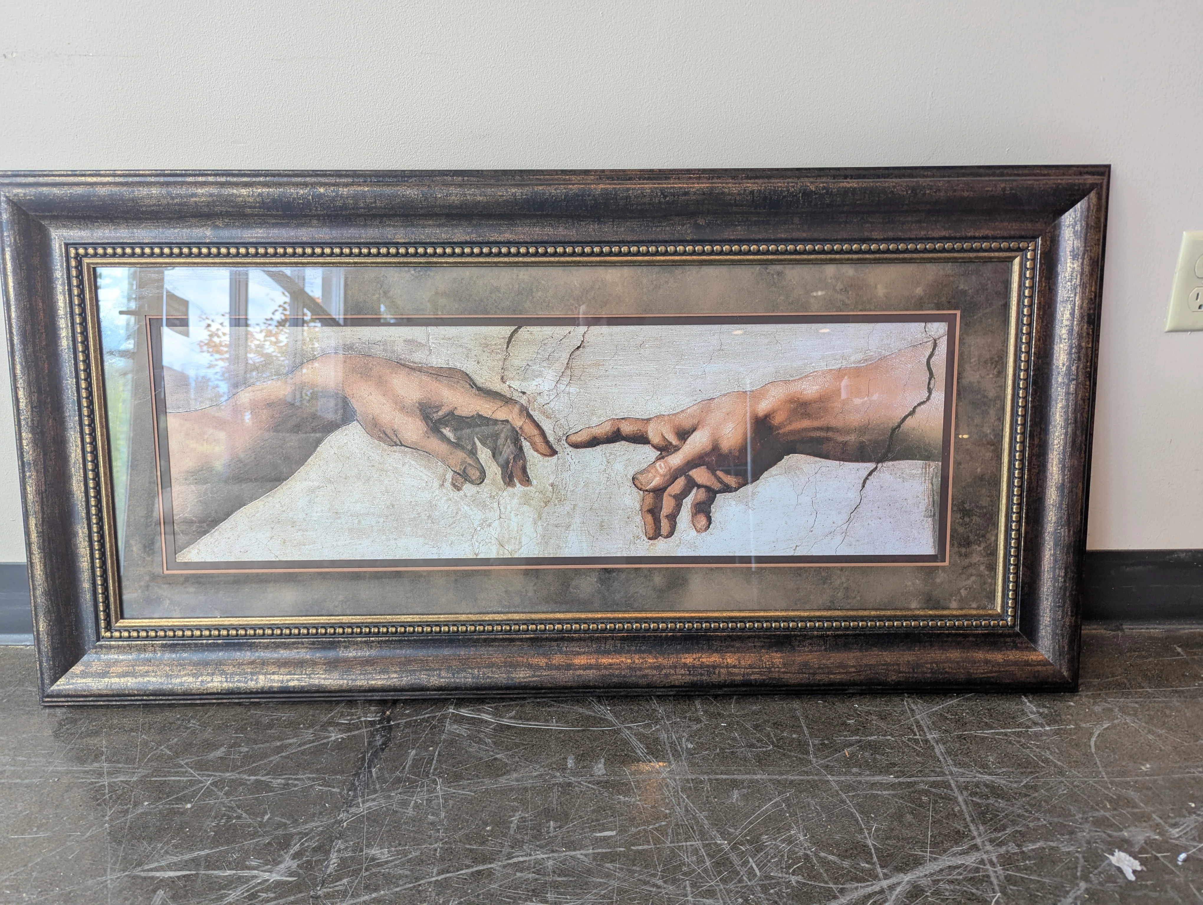 Framed Creation Of Adam - Image 2