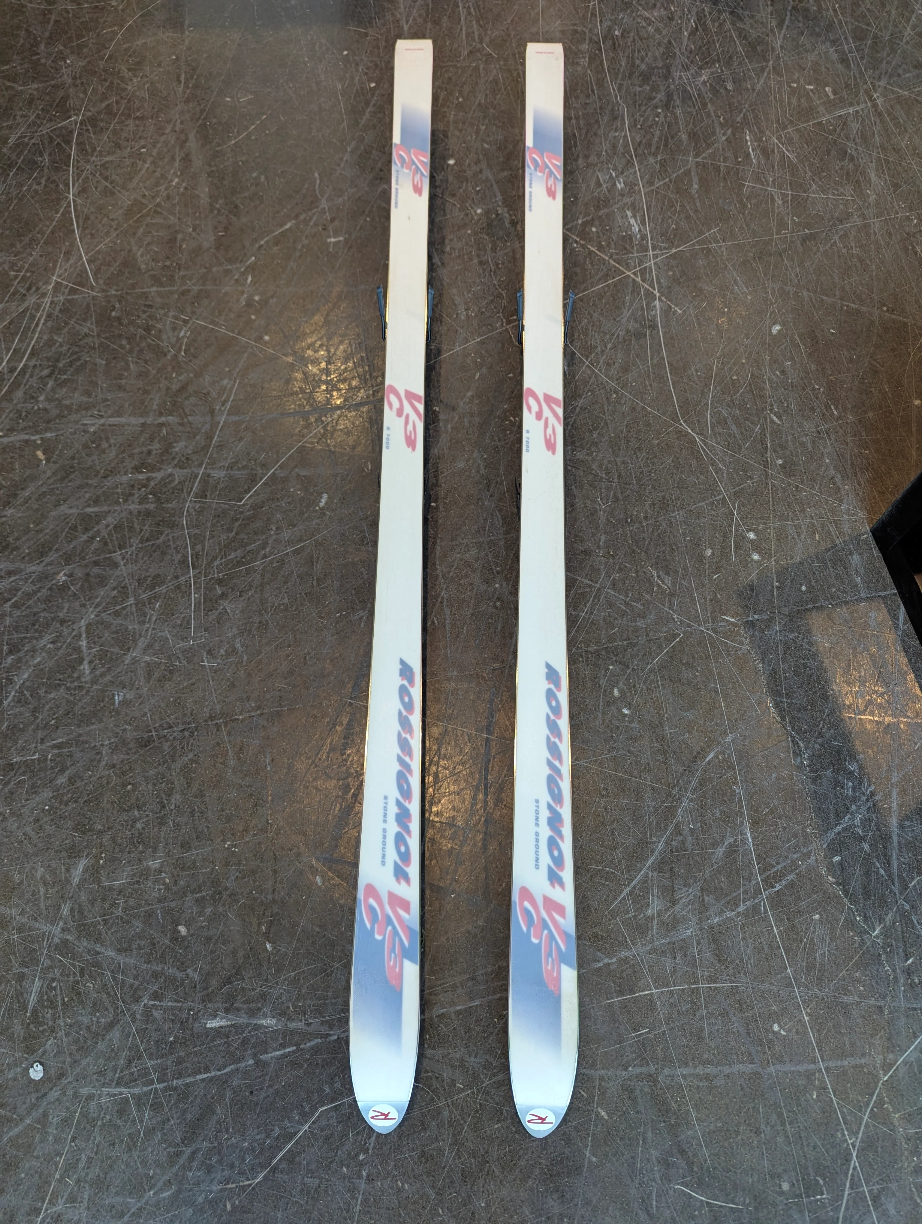 PROTESTION Skis with Bindings - Black Teal Purple Design - Image 4