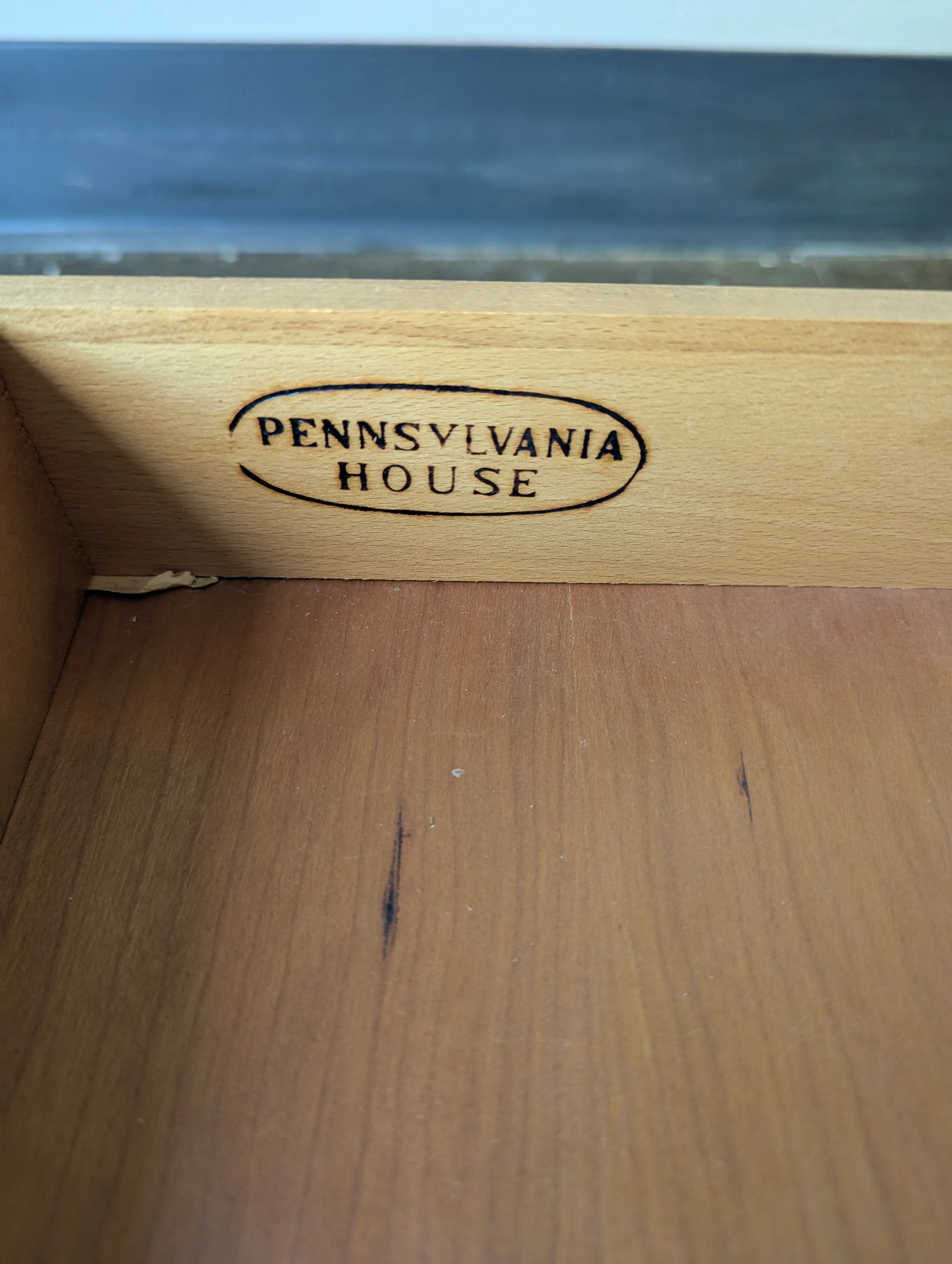 Pennsylvania House Traditional Wood Side Table with Drawer - Image 3