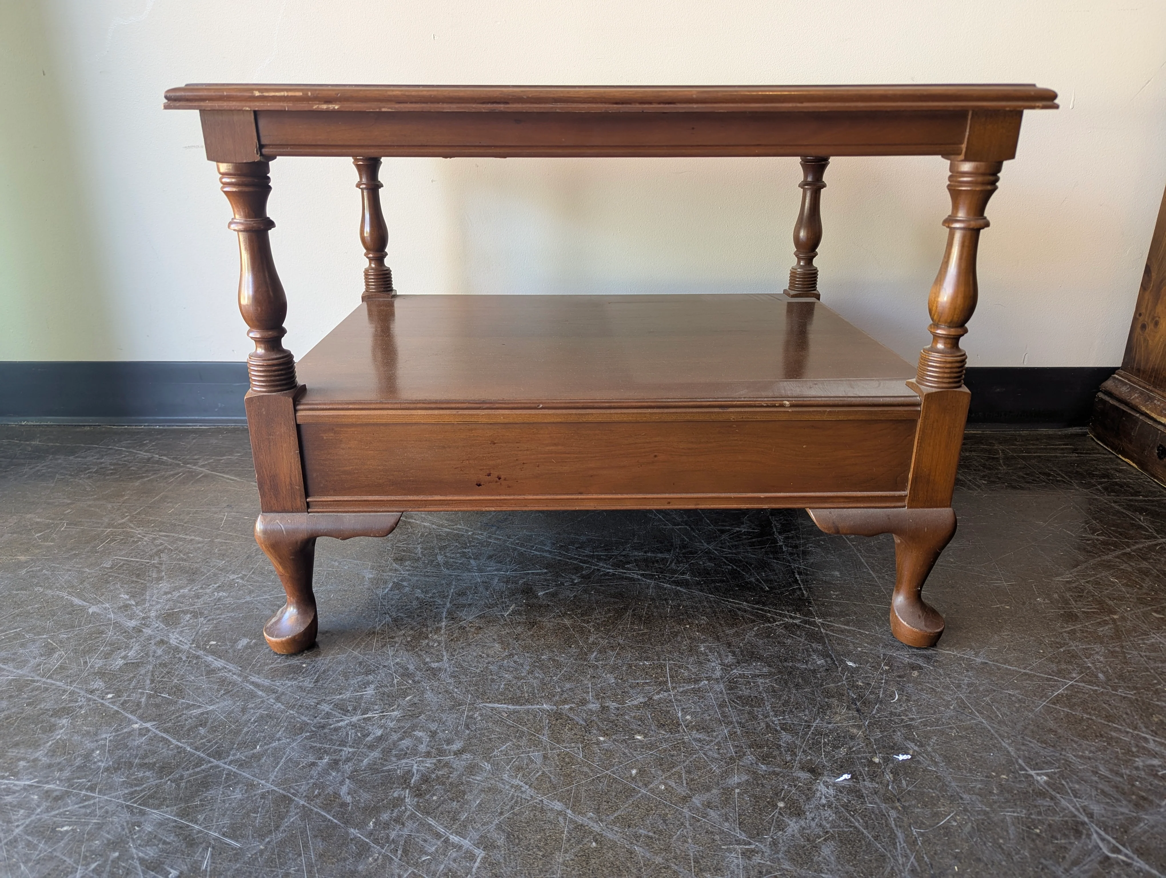 Pennsylvania House Traditional Wood Side Table with Drawer - Image 4