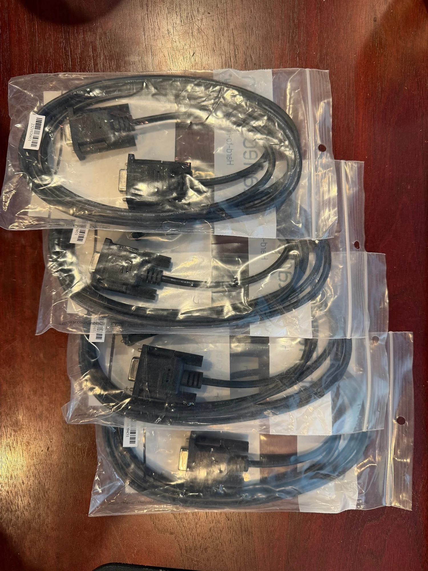 Lot of Four New in Box - StarTech Serial Cables DB9 RS232 2 Meters - Image 4