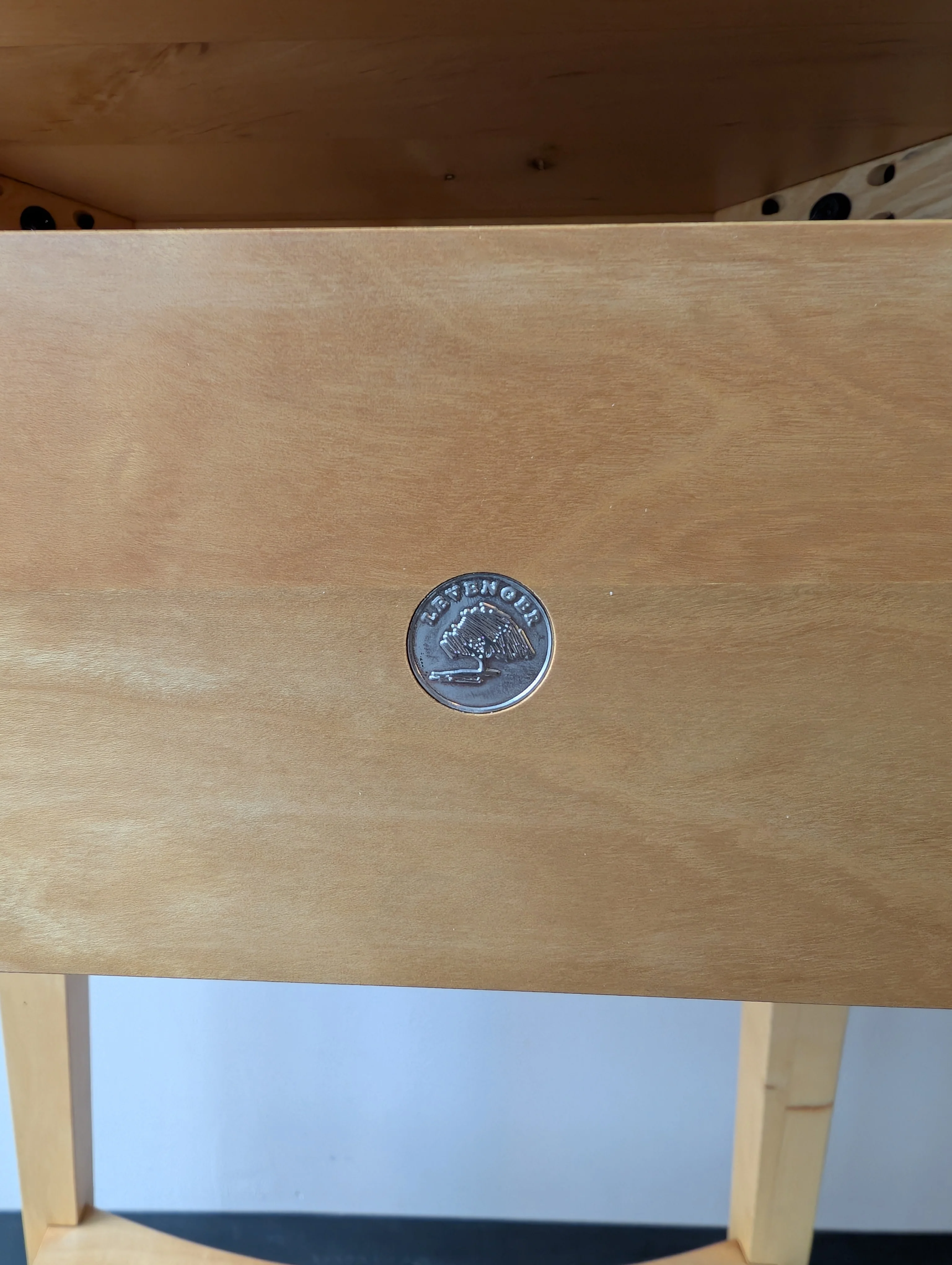 Levenger Compact Wood Standing Desk with Drawer - Image 5