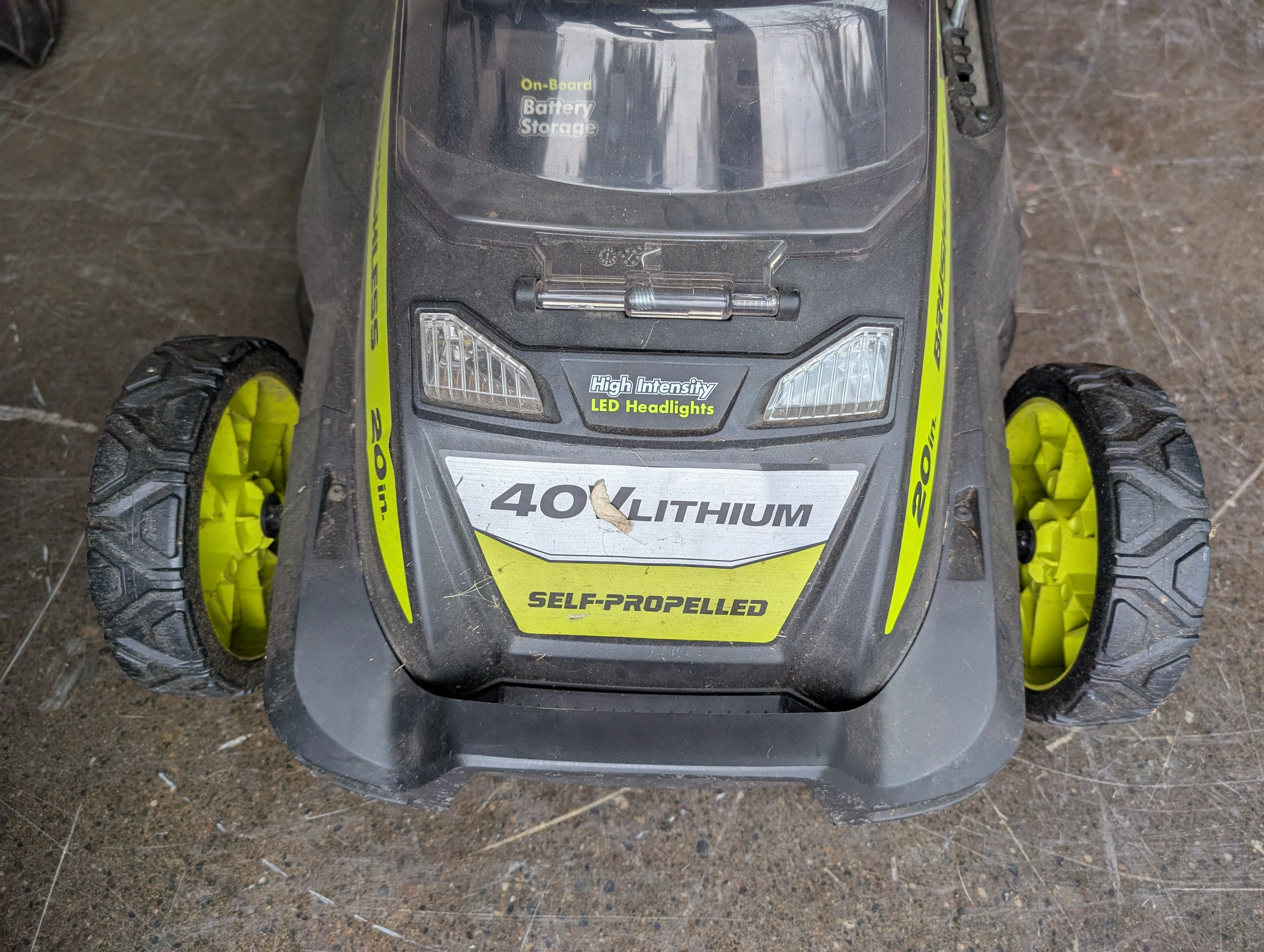 Ryobi Self-Propelled 20-inch Cordless Brushless Lawn Mower - No battery - Image 4
