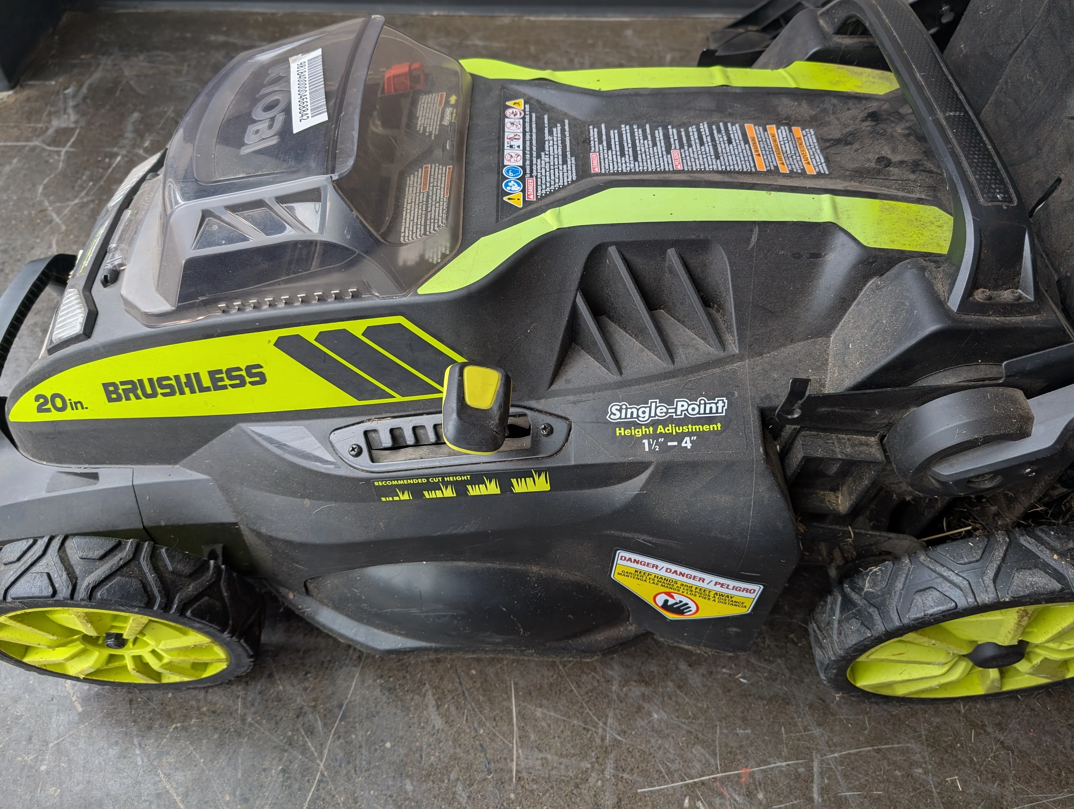 Ryobi Self-Propelled 20-inch Cordless Brushless Lawn Mower - No battery - Image 6