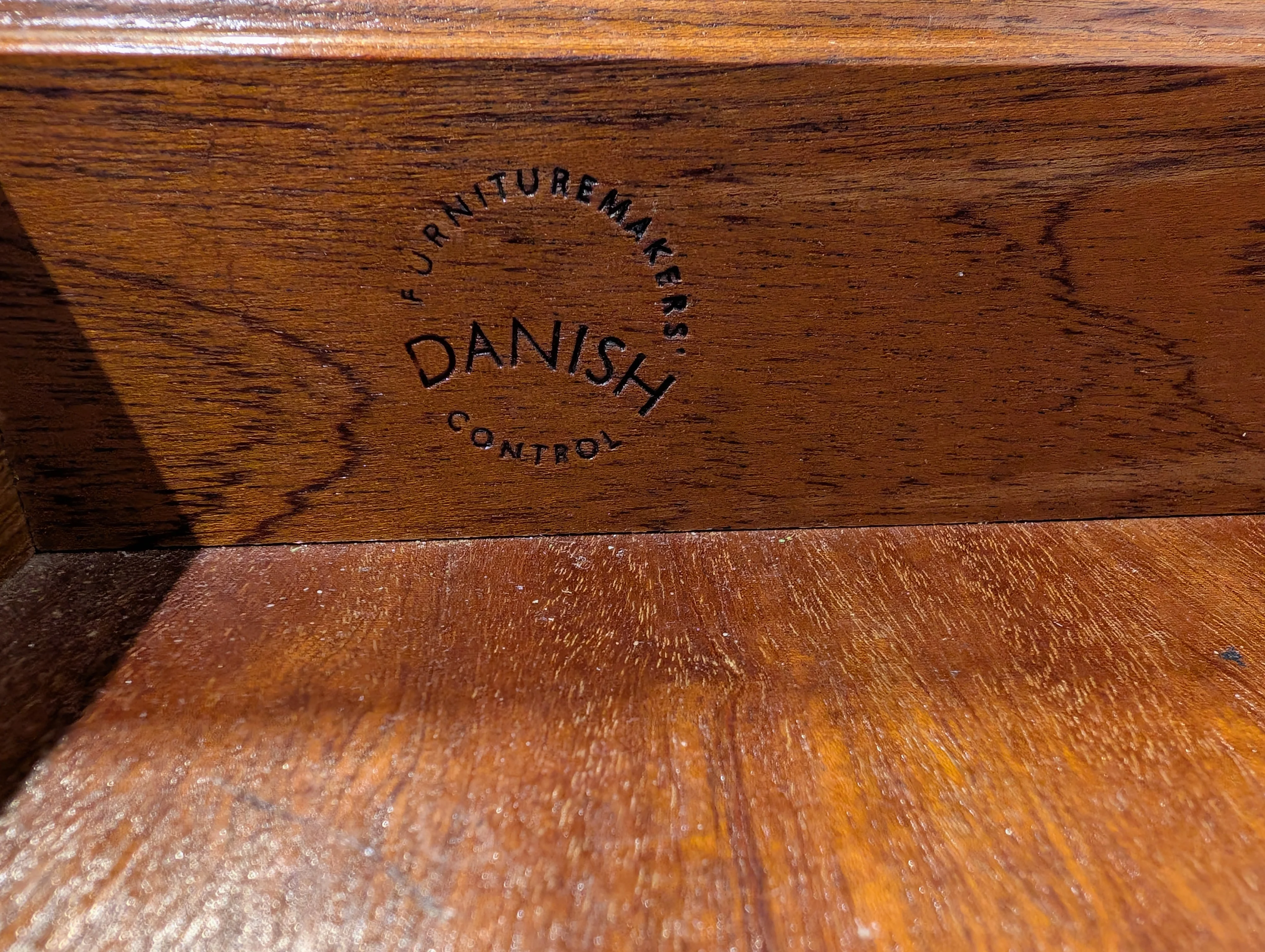Danish Control Contemporary Wood 10 Drawer Chest - Image 2