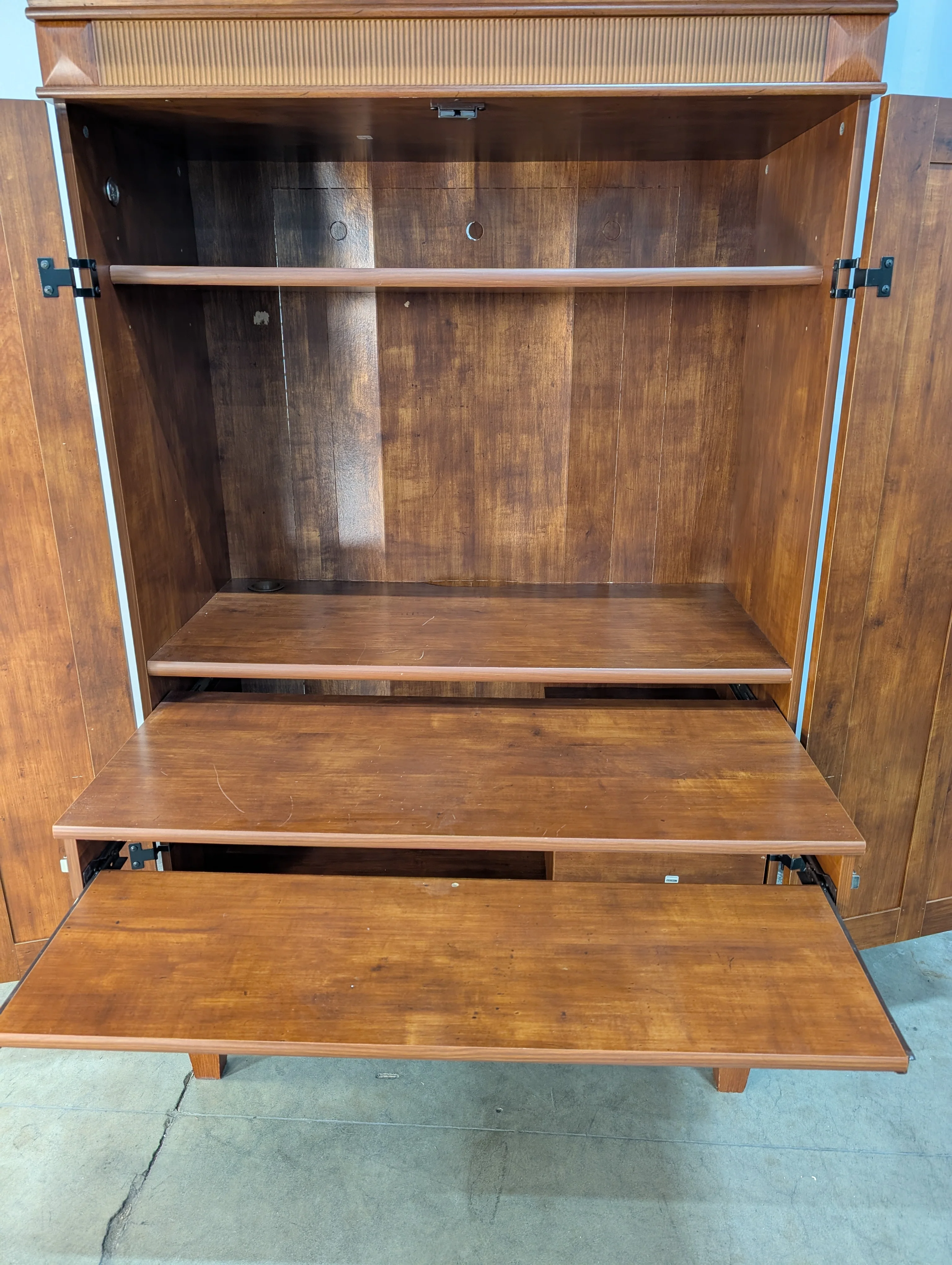 Classic Wood Wardrobe Armoire Storage Cabinet - Image 6