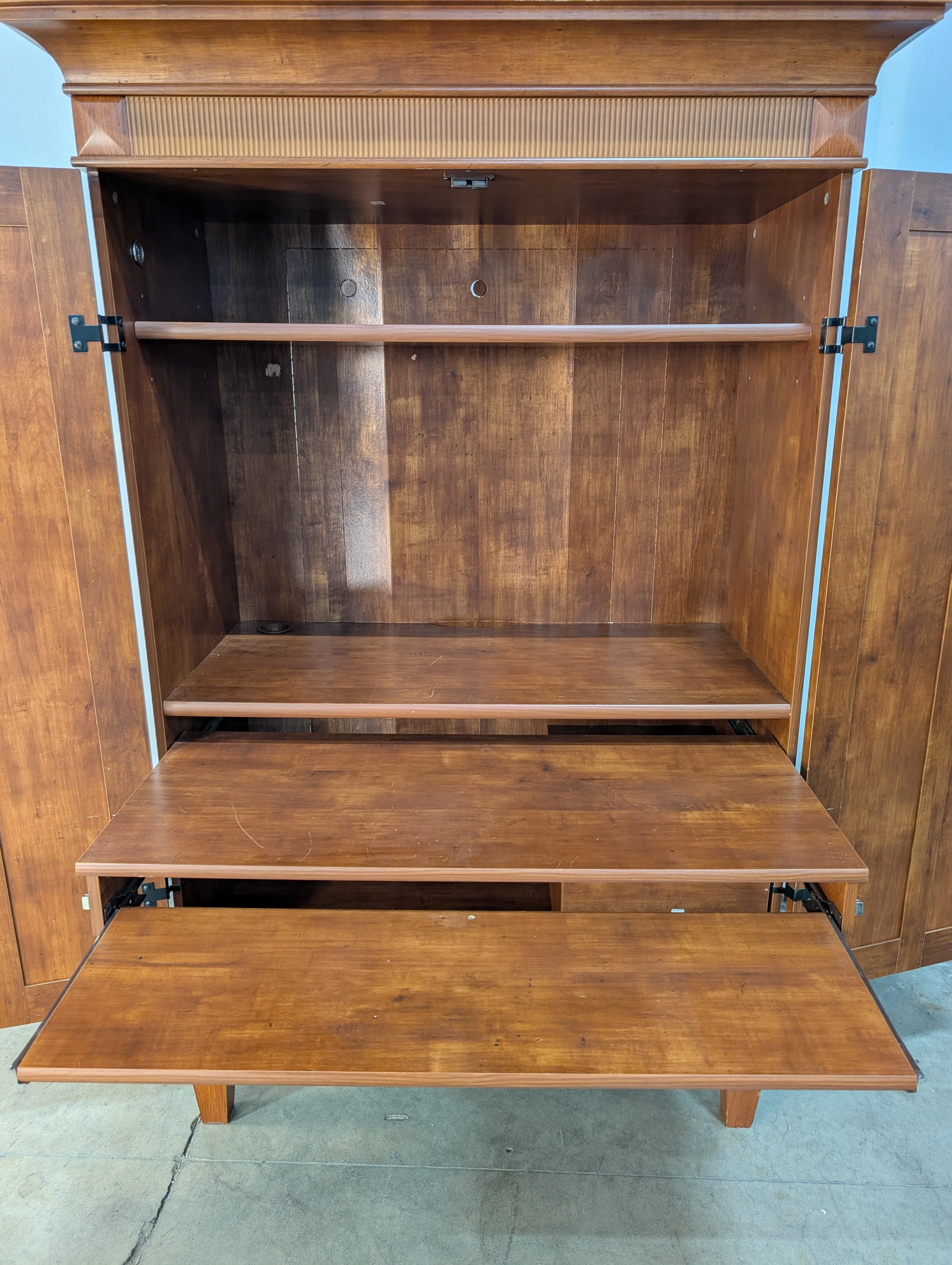 Classic Wood Wardrobe Armoire Storage Cabinet - Image 7