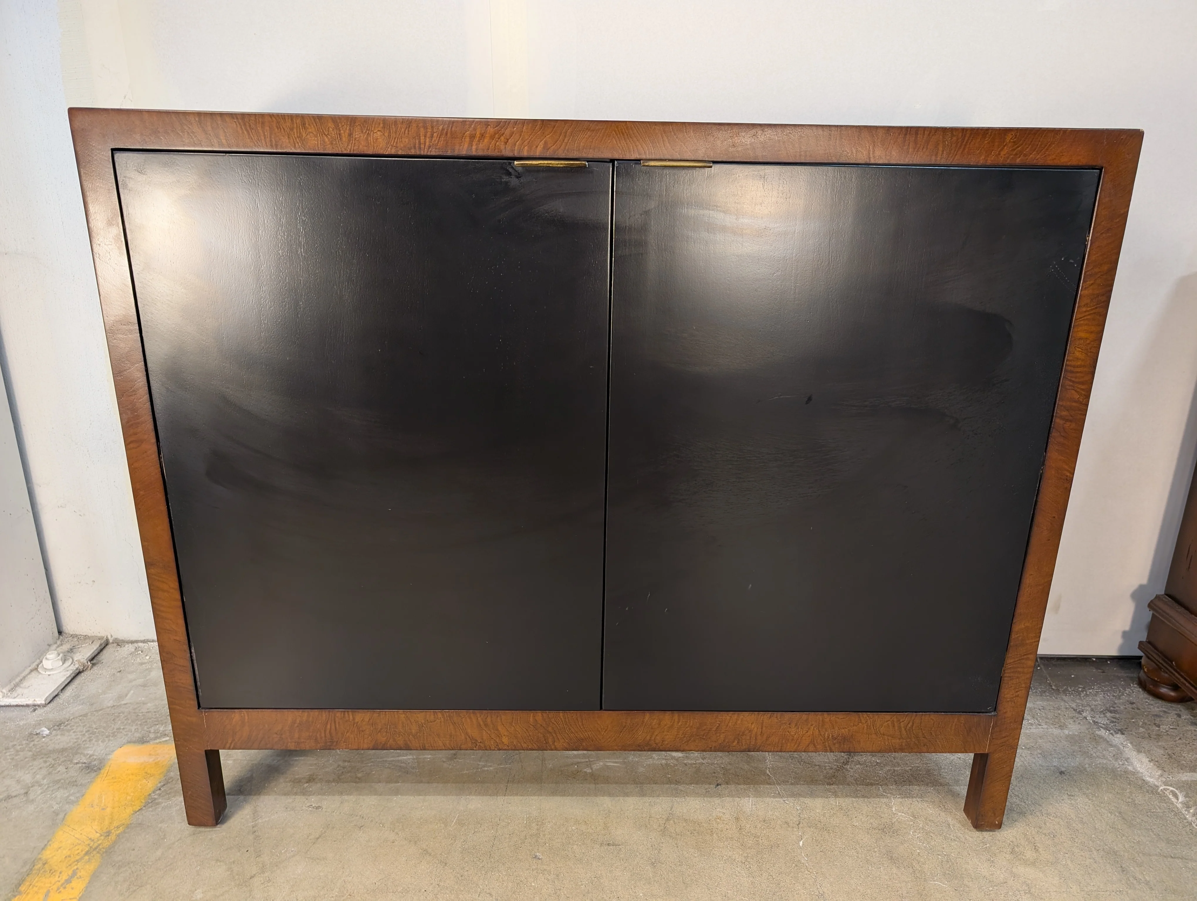 Contemporary Ballard Designs Two-Door Wood Storage Cabinet