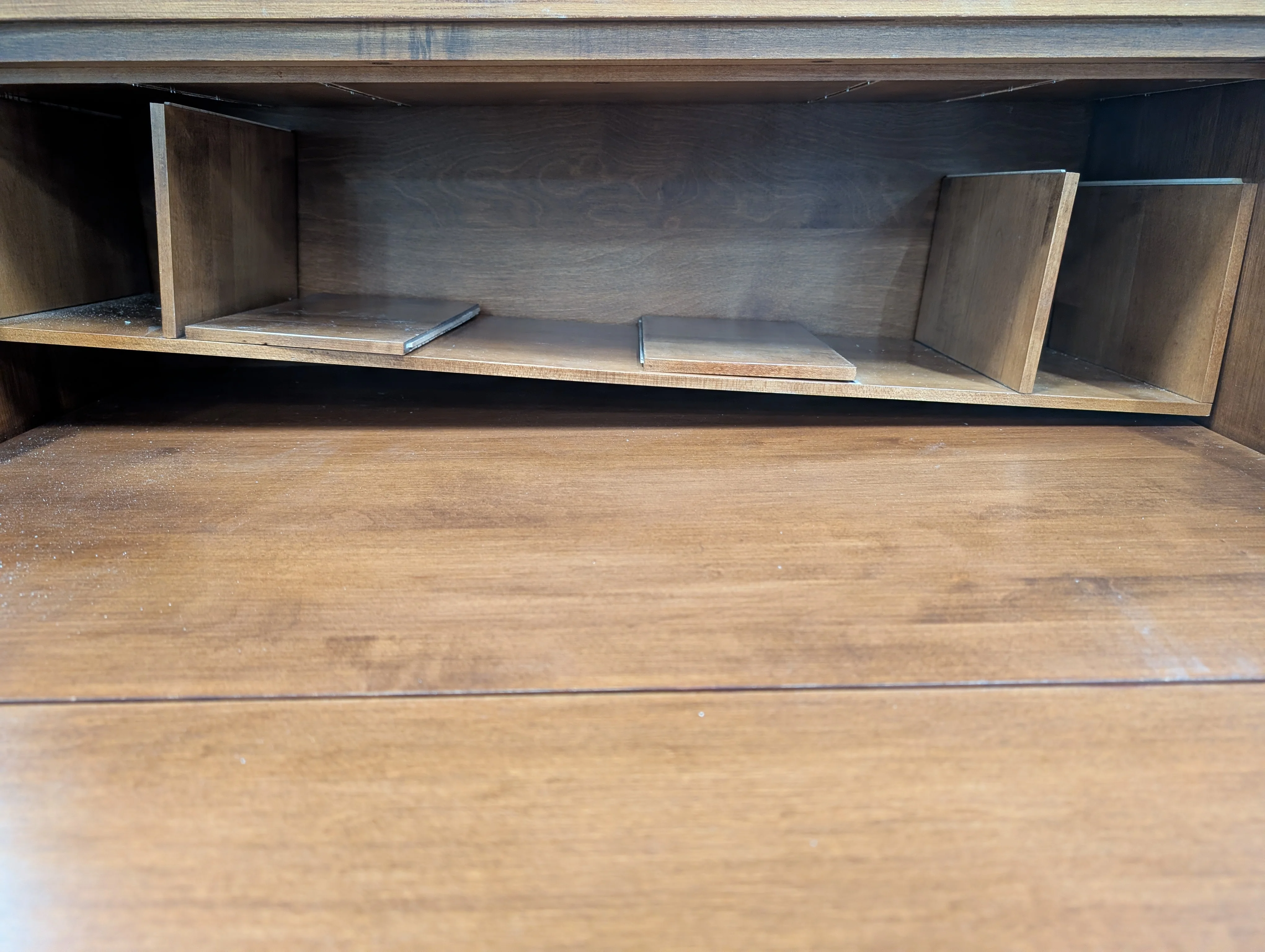 Ethan Allen Wooden Drop-Front Secretary Desk - Image 12