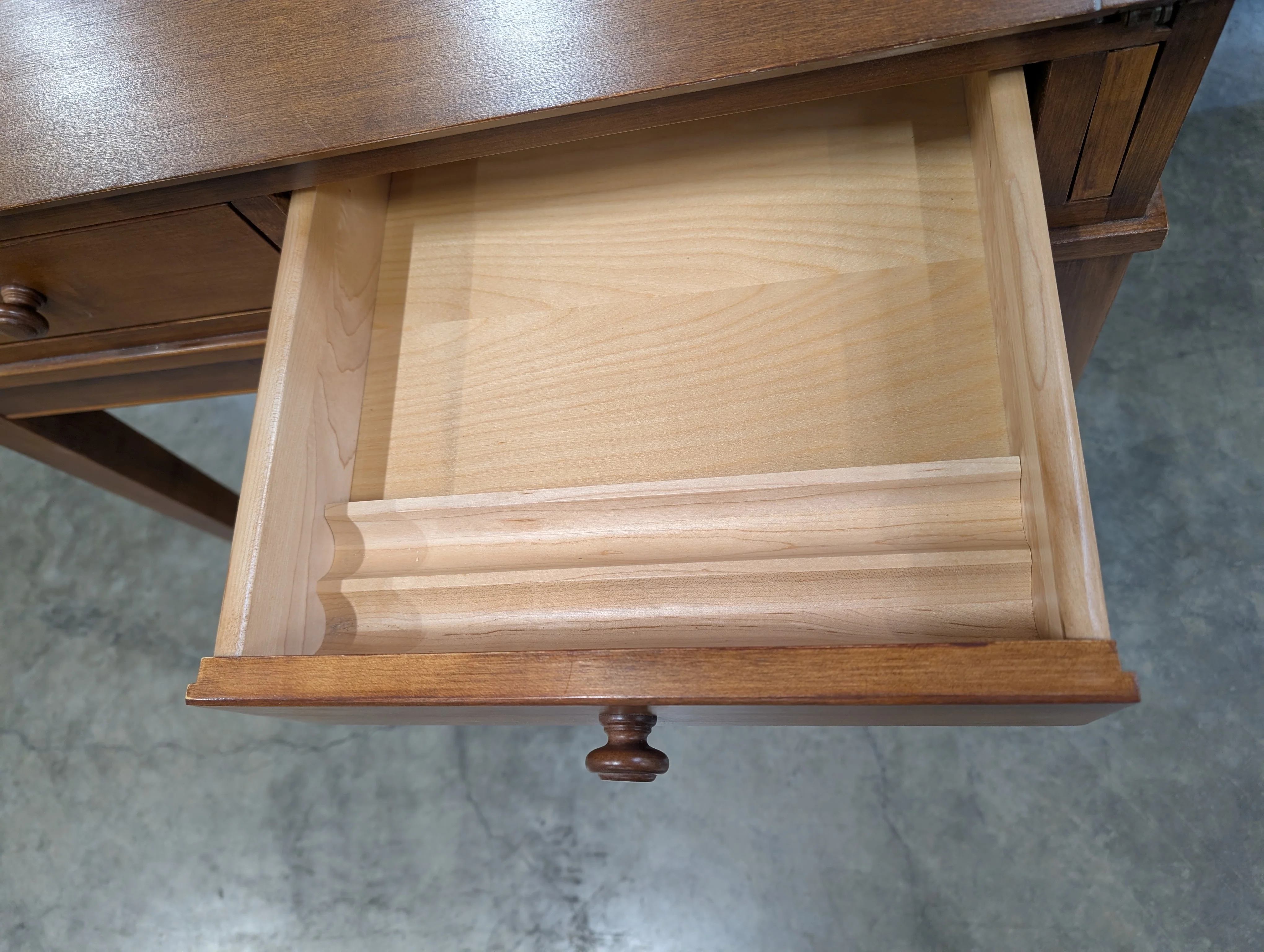 Ethan Allen Wooden Drop-Front Secretary Desk - Image 6