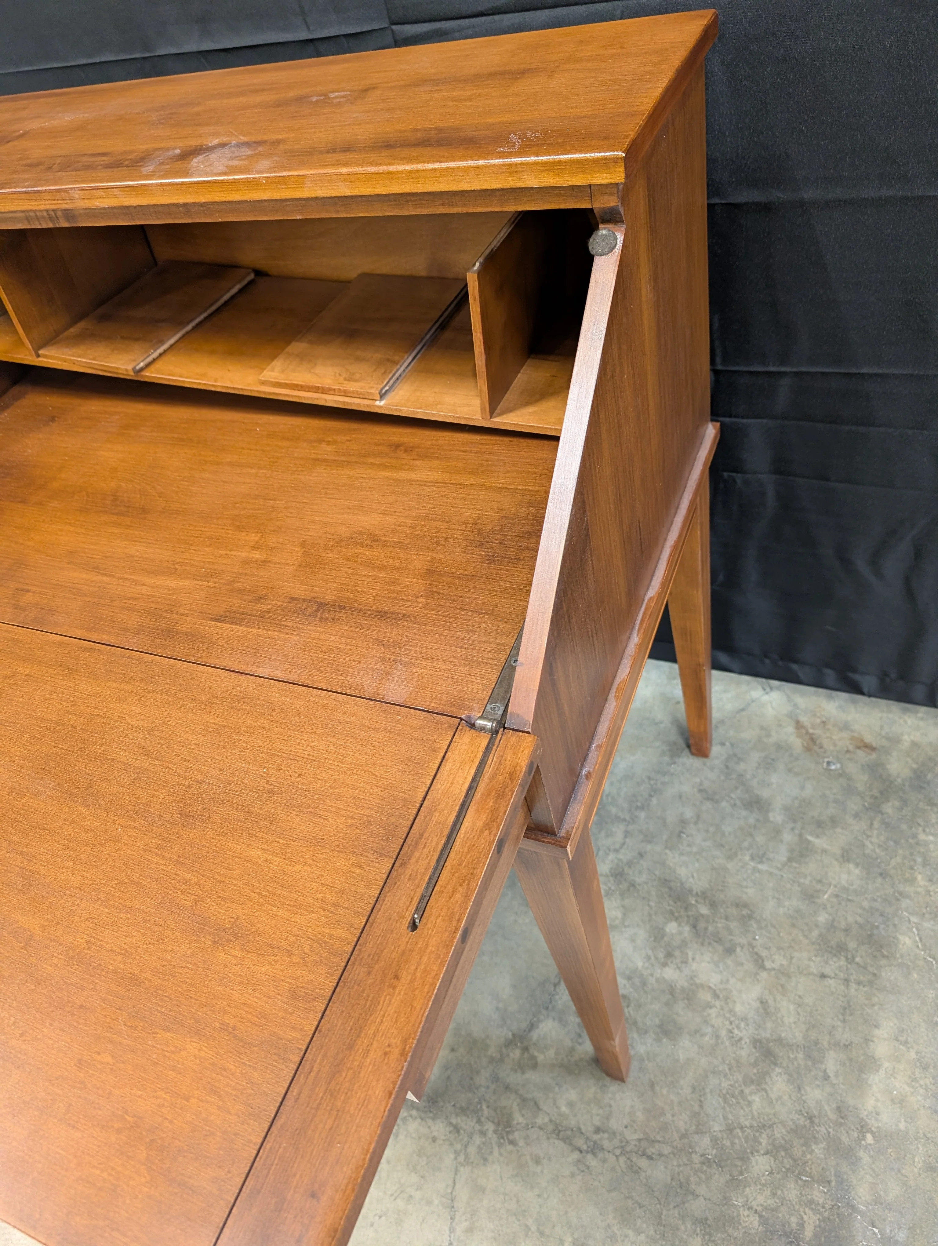 Ethan Allen Wooden Drop-Front Secretary Desk - Image 8