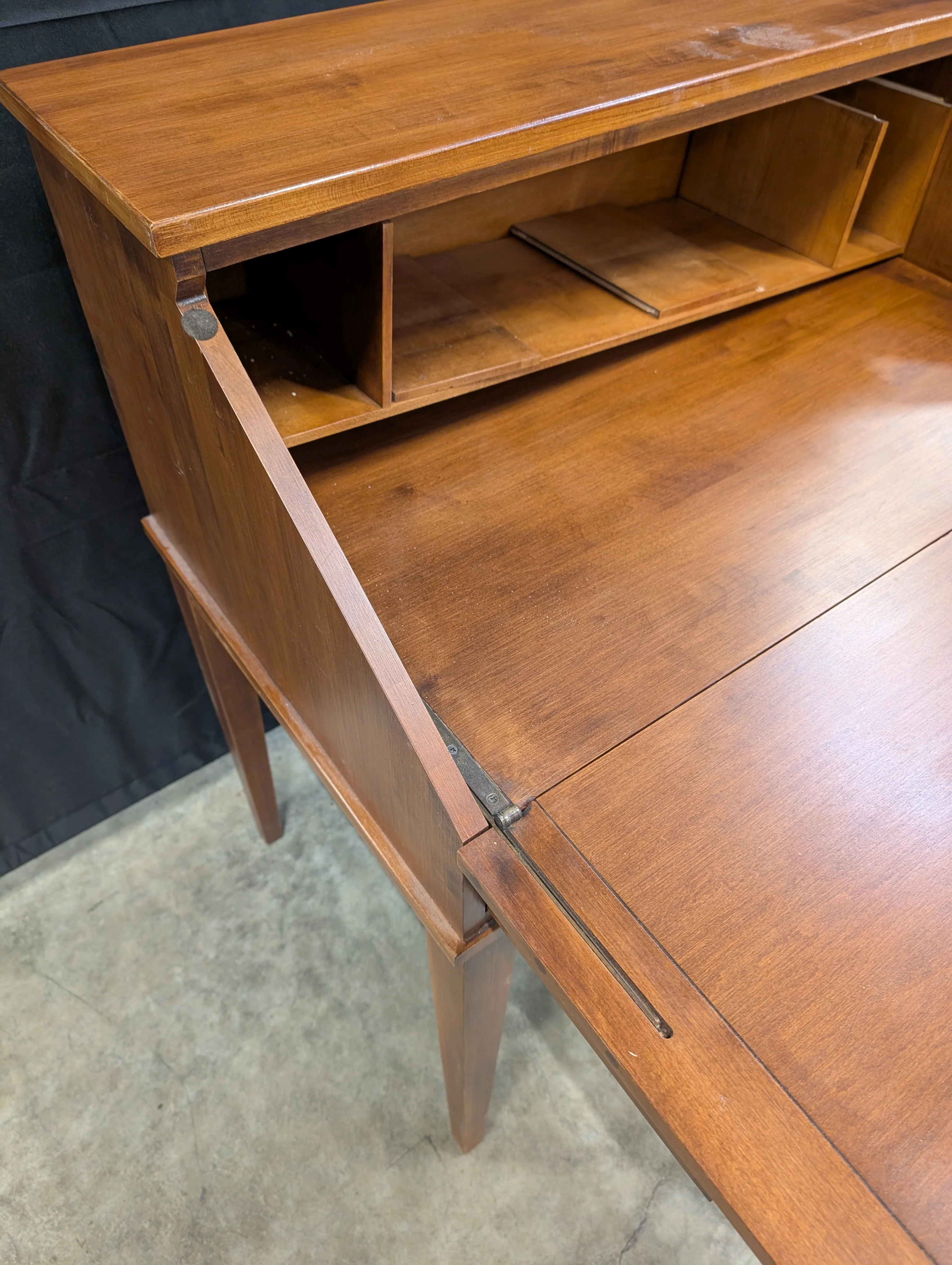 Ethan Allen Wooden Drop-Front Secretary Desk - Image 9