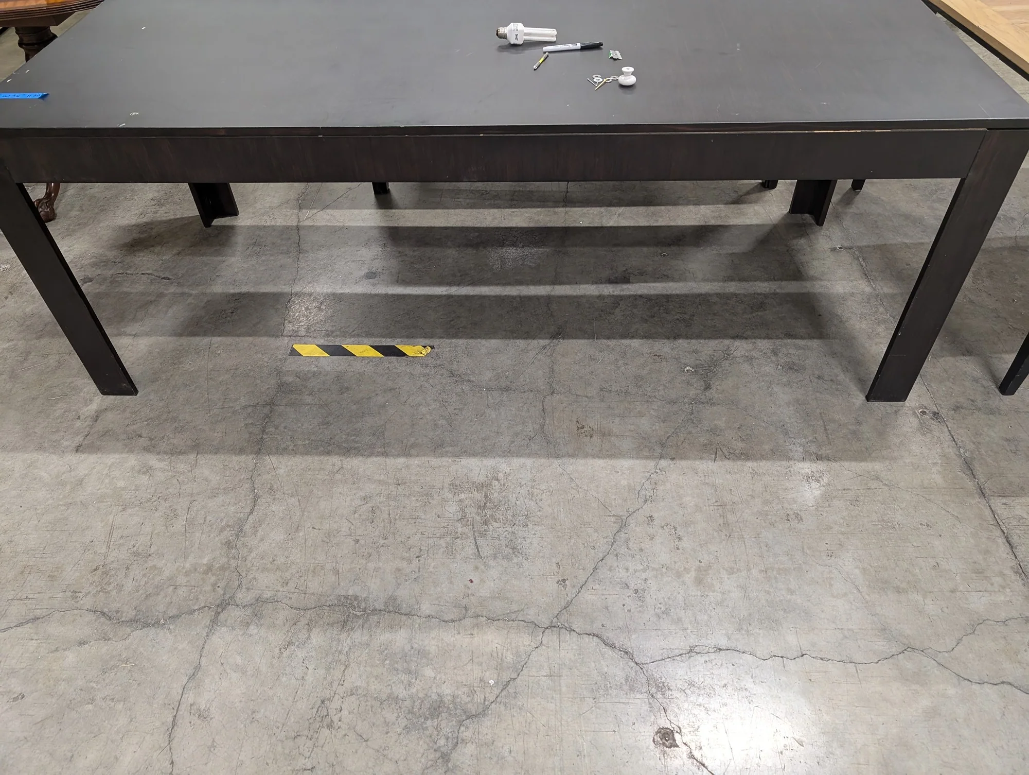 Modern Dark Grey Rectangular Table