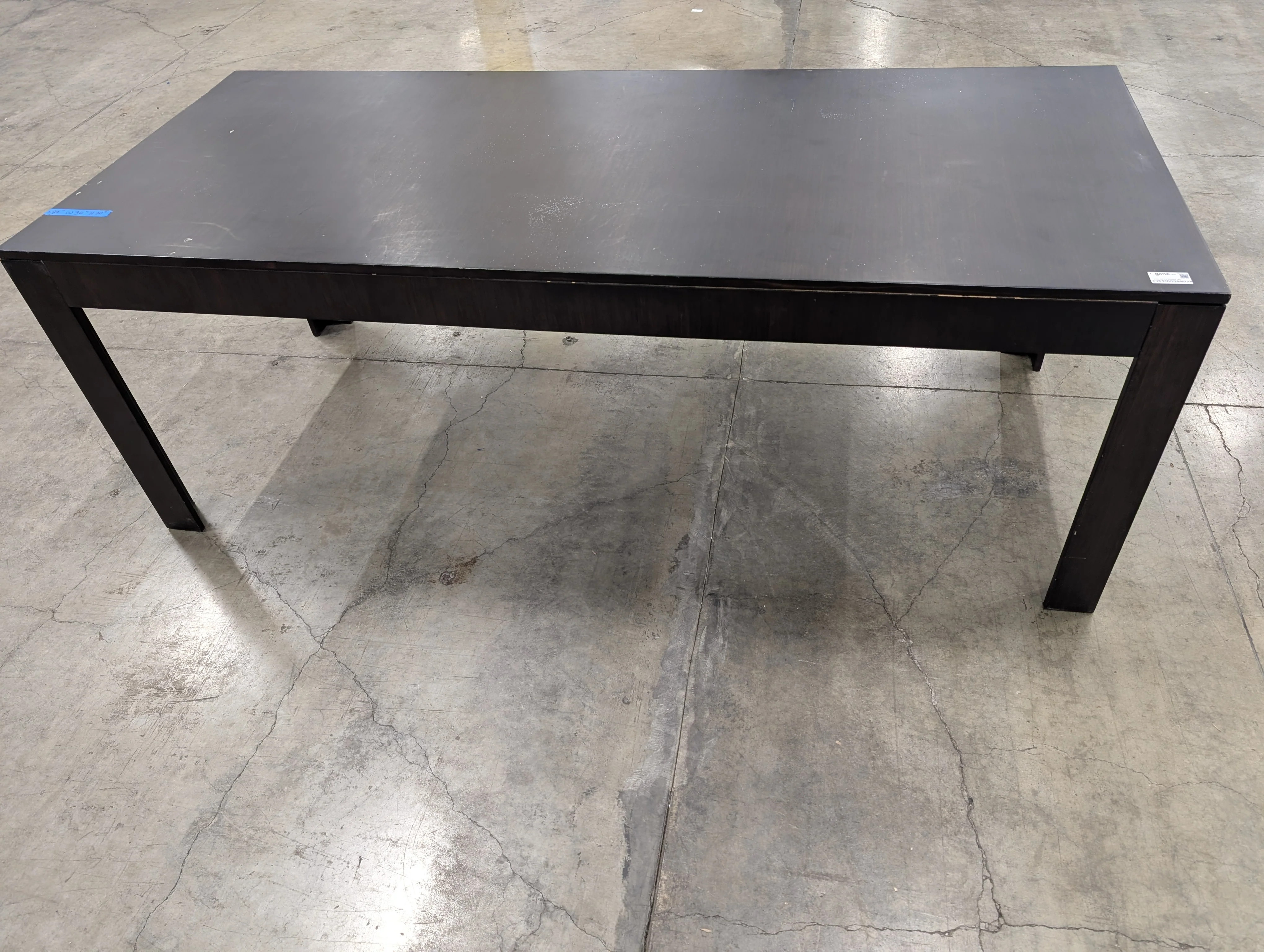 Modern Dark Grey Rectangular Table - Image 4