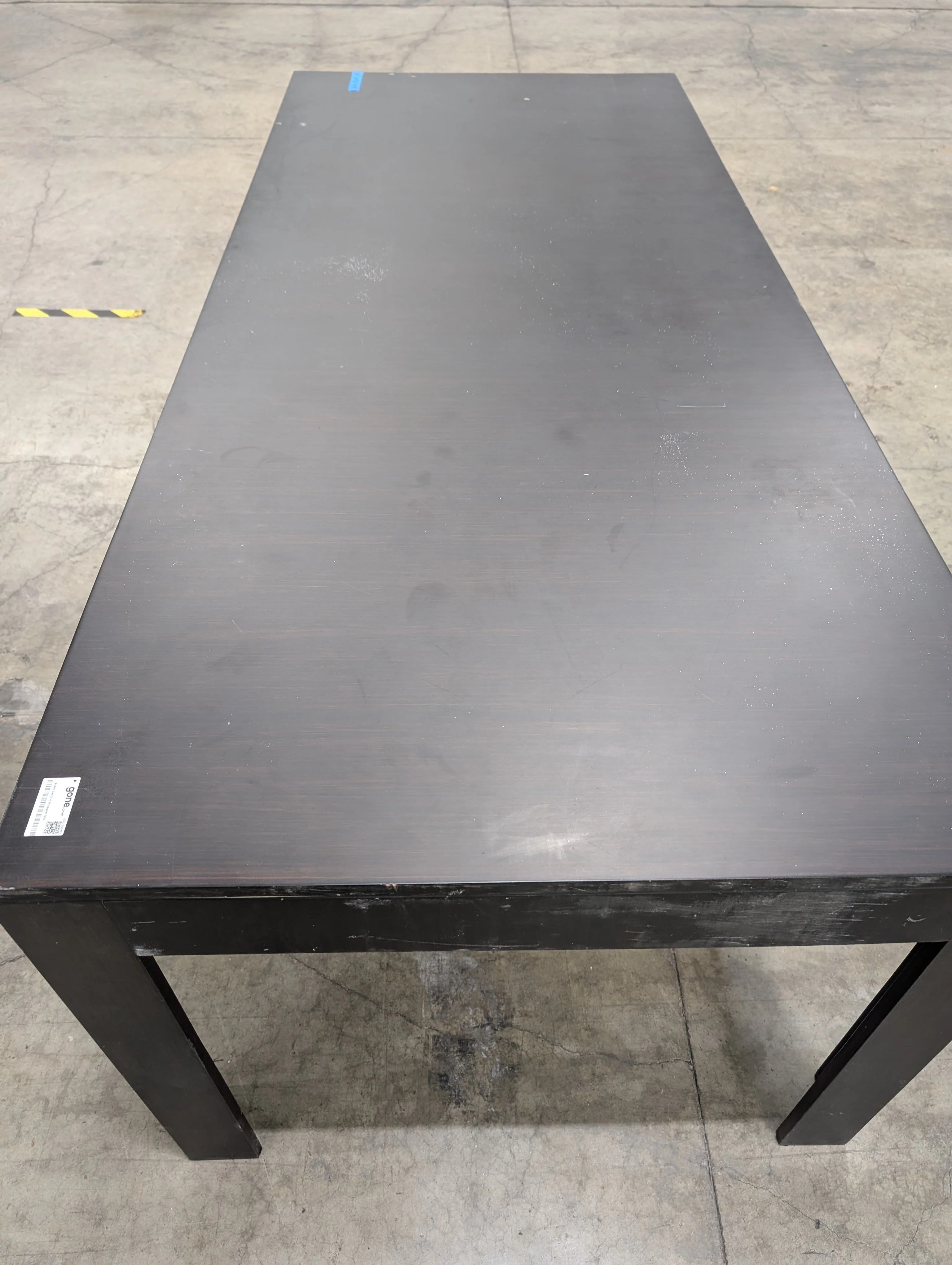Modern Dark Grey Rectangular Table - Image 5