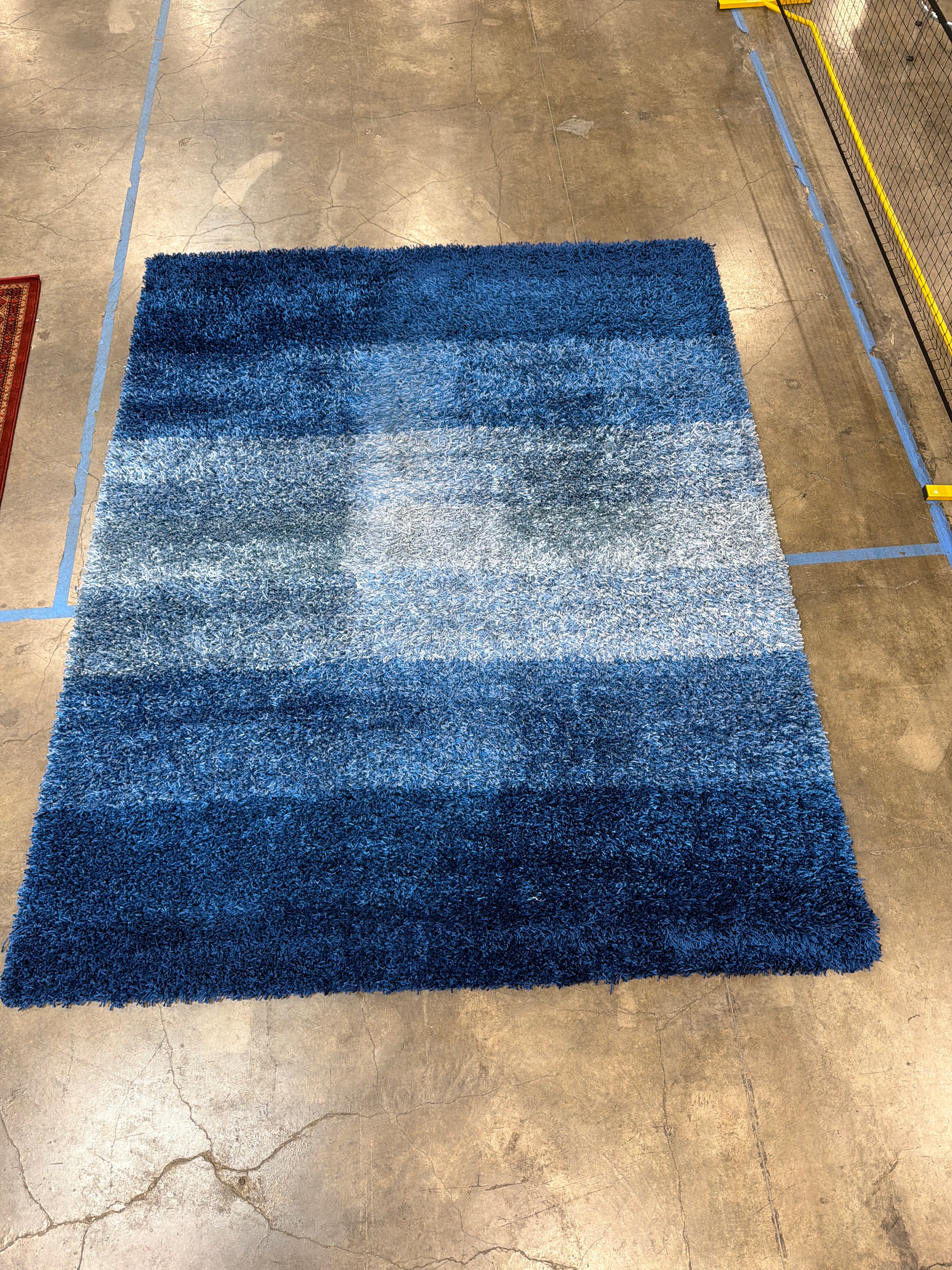 Dalyn Spectrum Gradient Blue Shag Rug - 8' x 10' - Image 2