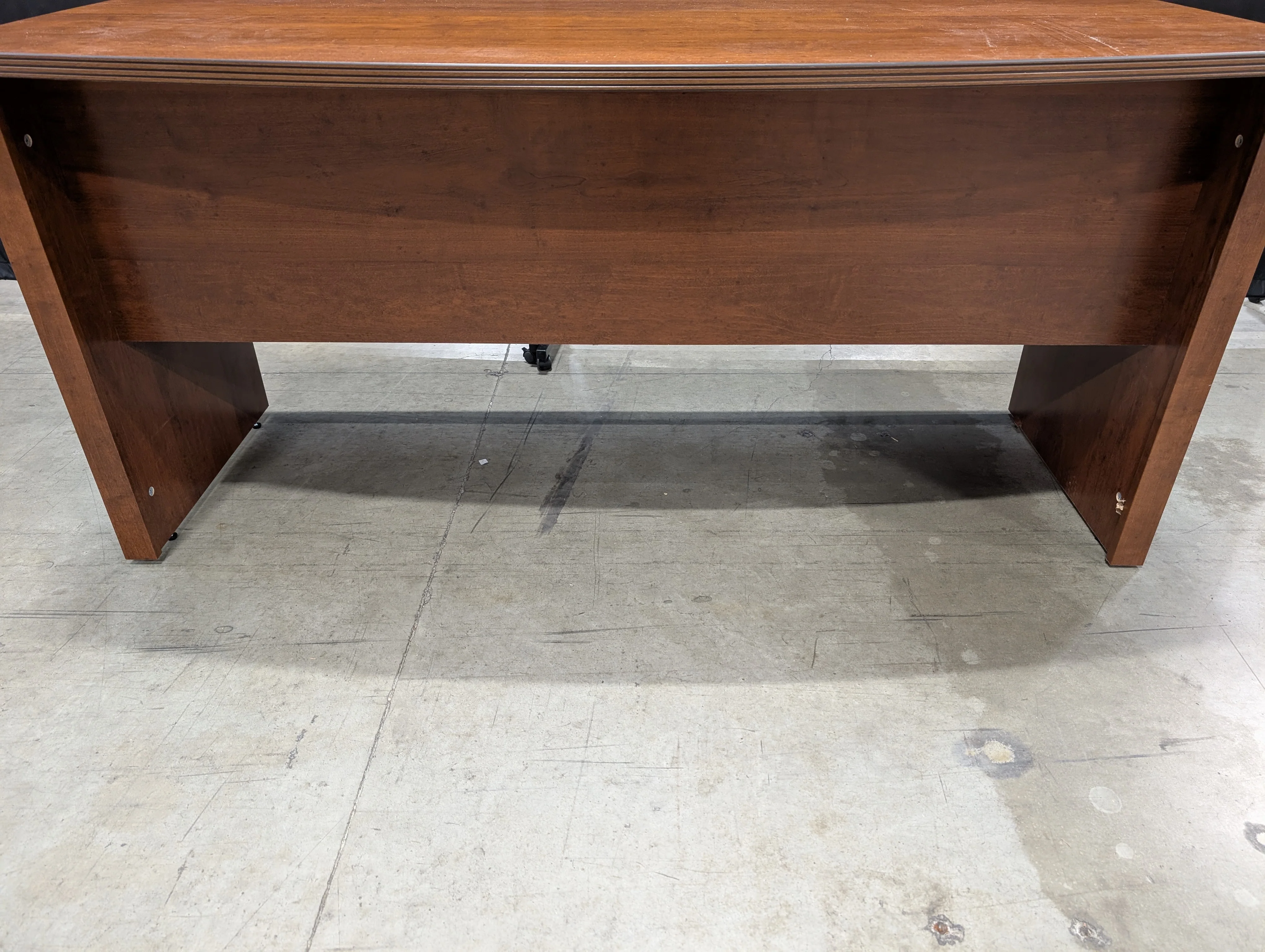 Sturdy Brown Wood-Look Home Office Desk - Image 3
