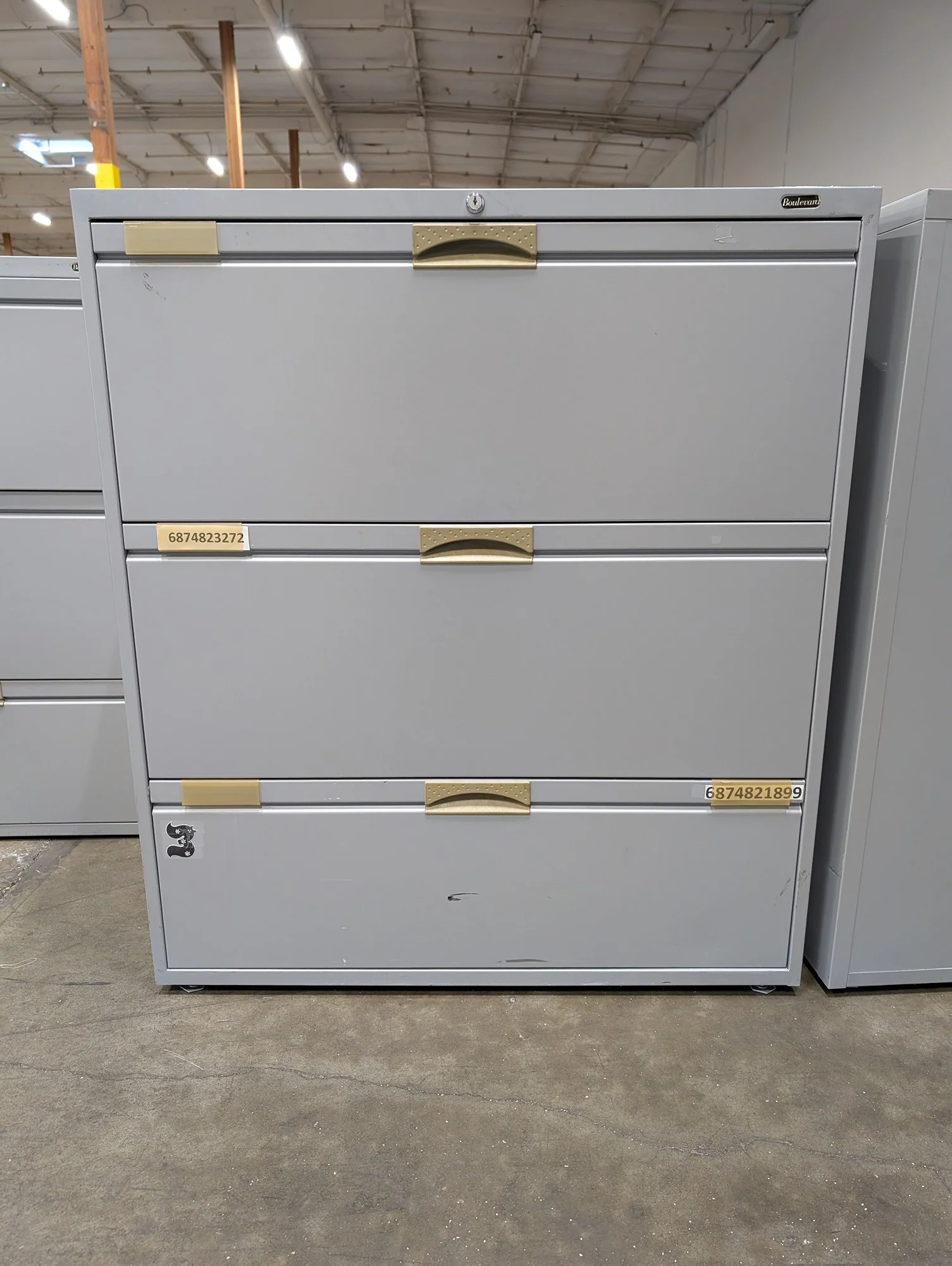 Boulevard Functional 3-Drawer Metal Filing Cabinet