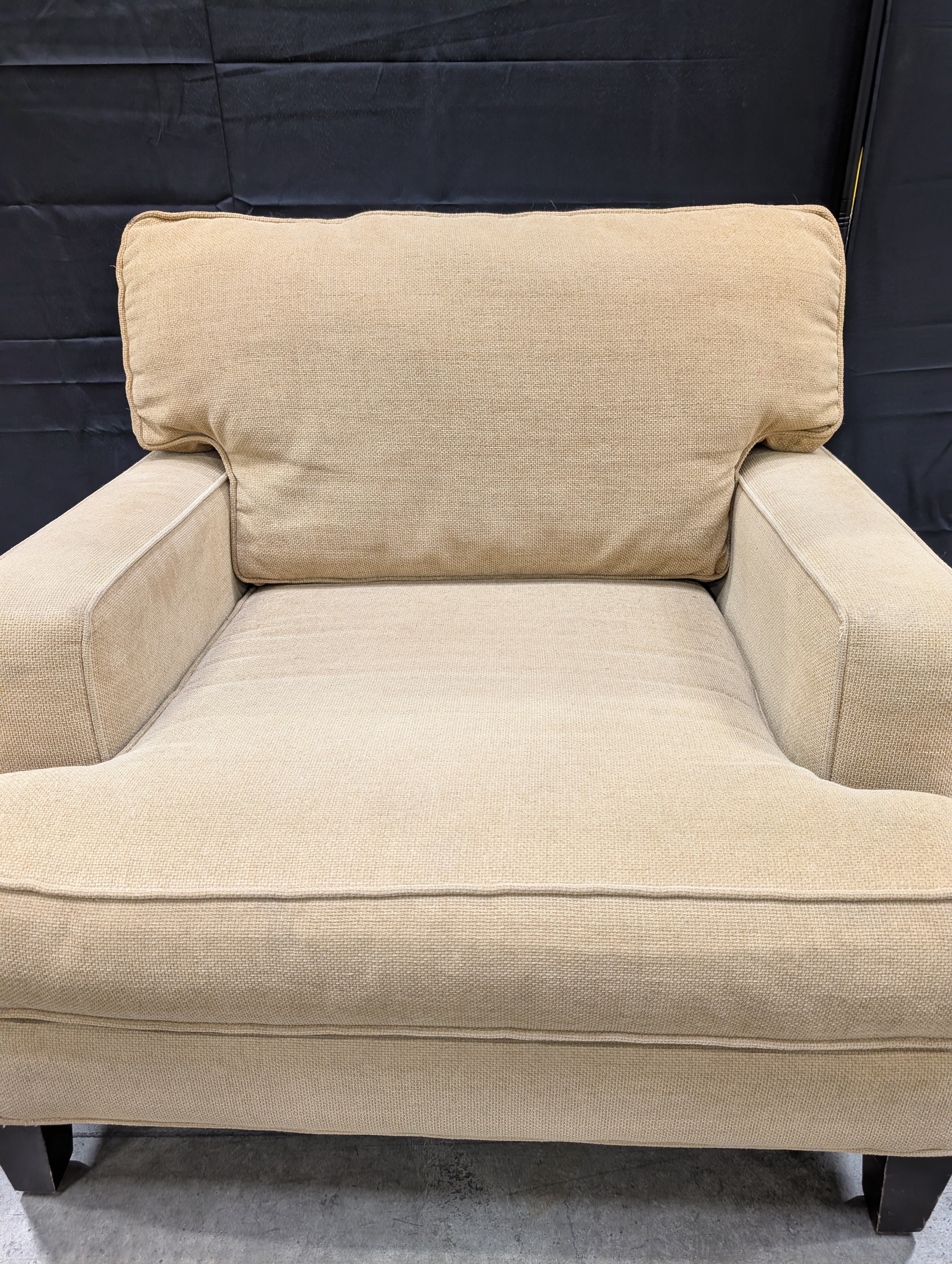 Neutral Tone Upholstered Arm Chair Component - Image 2