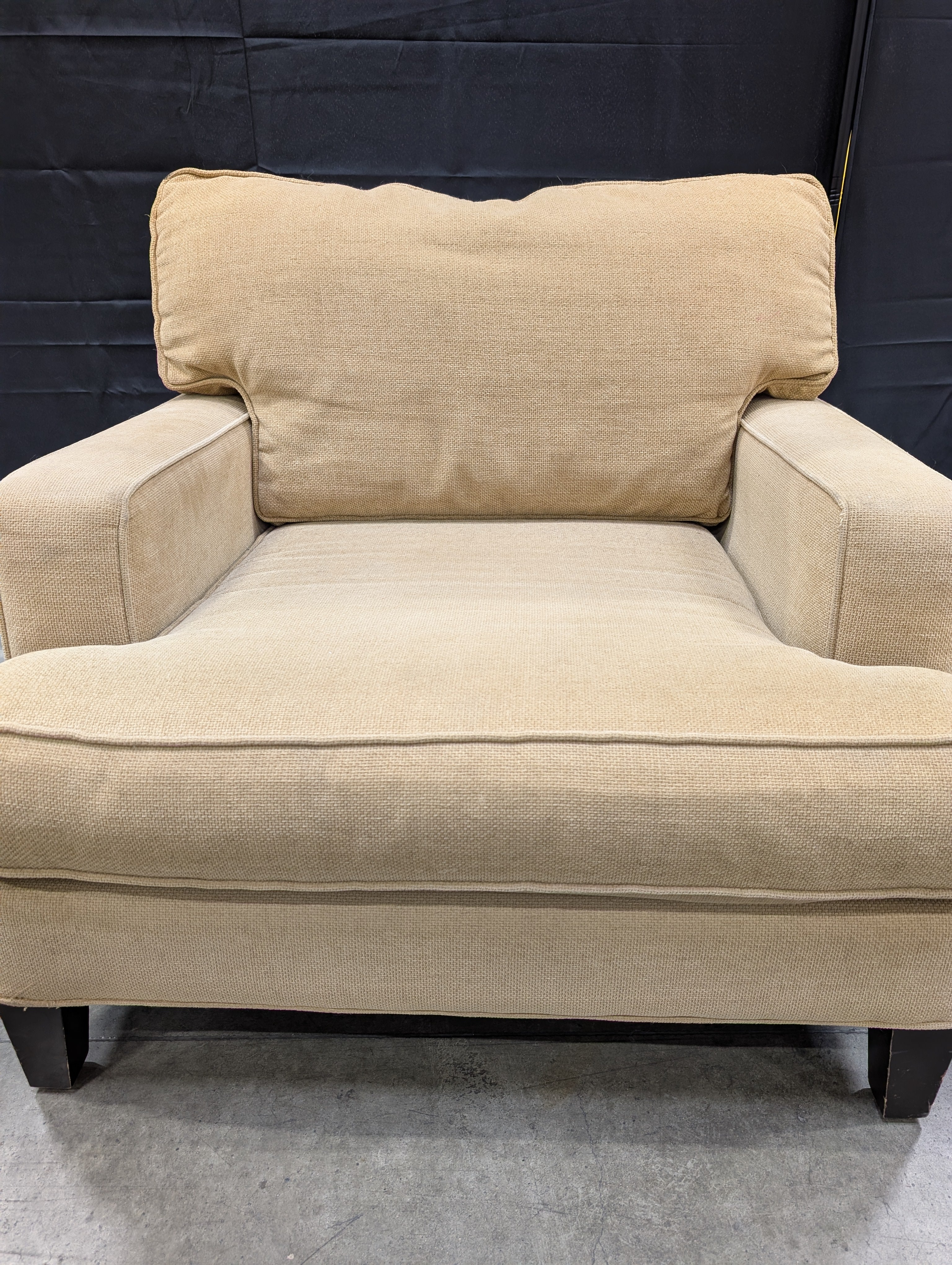Neutral Tone Upholstered Arm Chair Component - Image 3