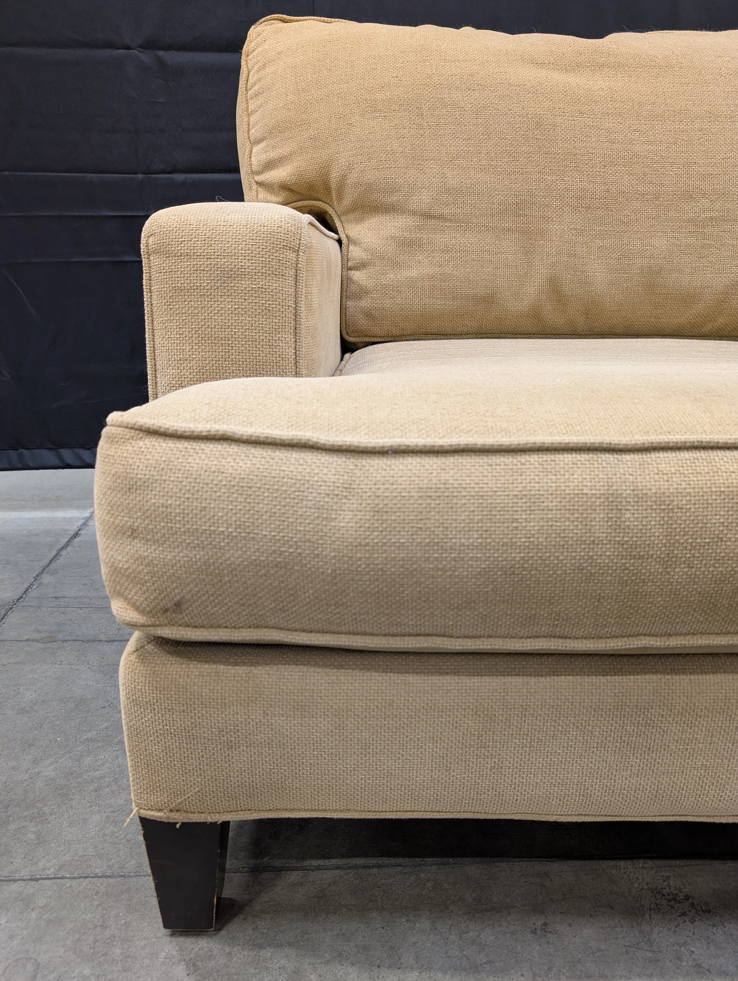 Neutral Tone Upholstered Arm Chair Component - Image 4