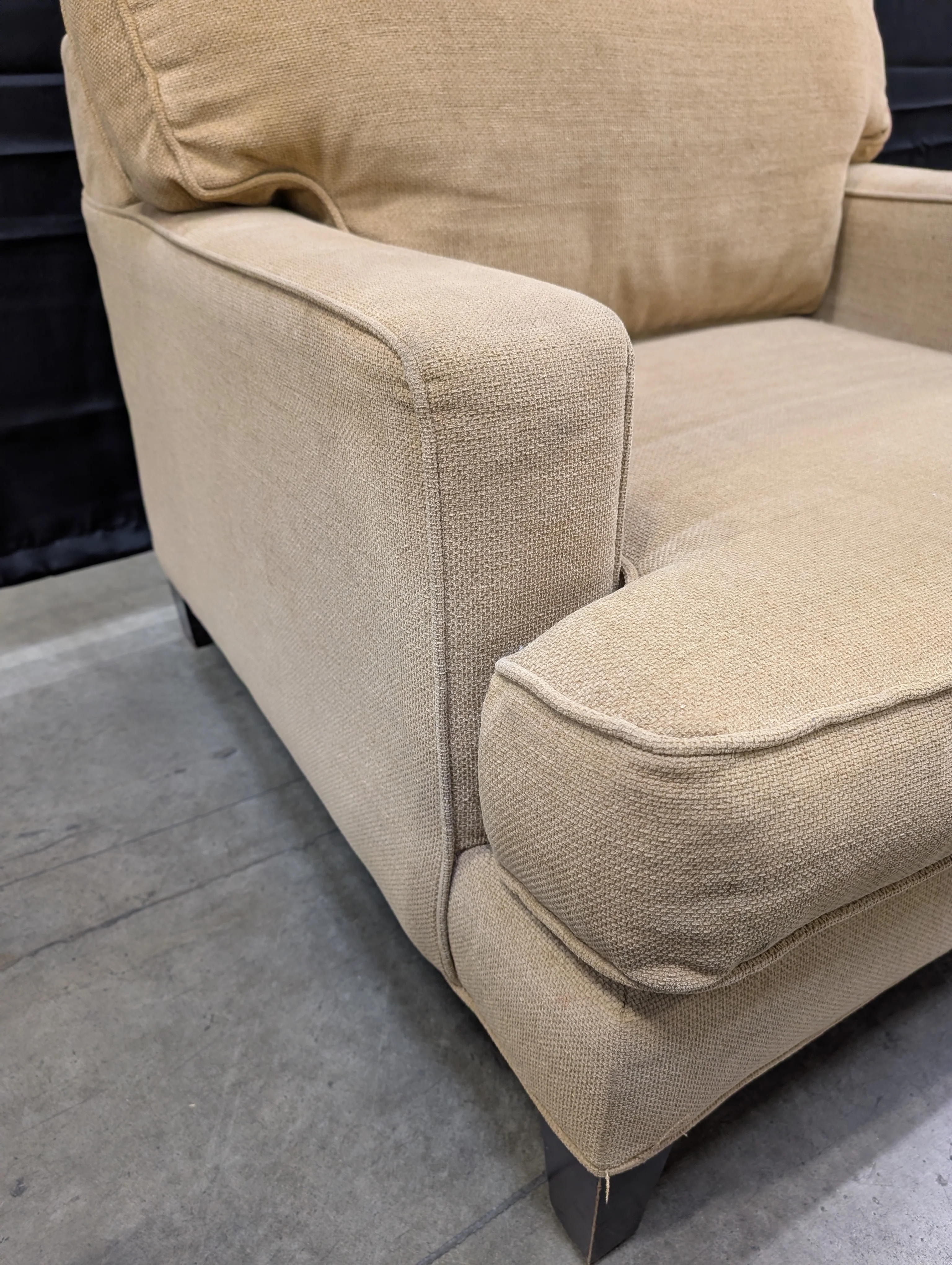 Neutral Tone Upholstered Arm Chair Component - Image 5